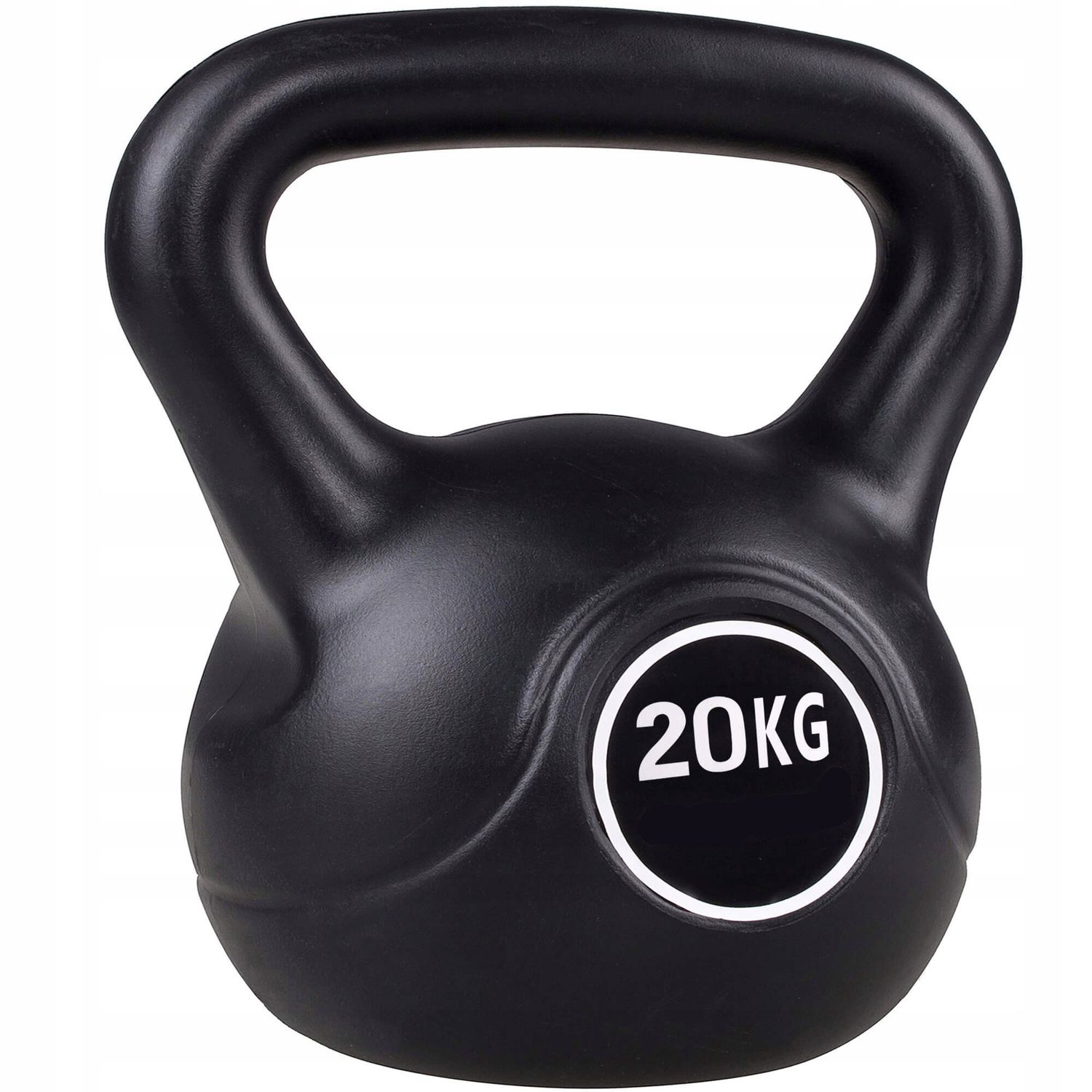 Gantera Kettlebell 20kg Neagra fotografia produsului View 4 L