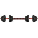 Set gantere si haltera reglabile Sersimo, 30kg fotografia produsului View 3 S