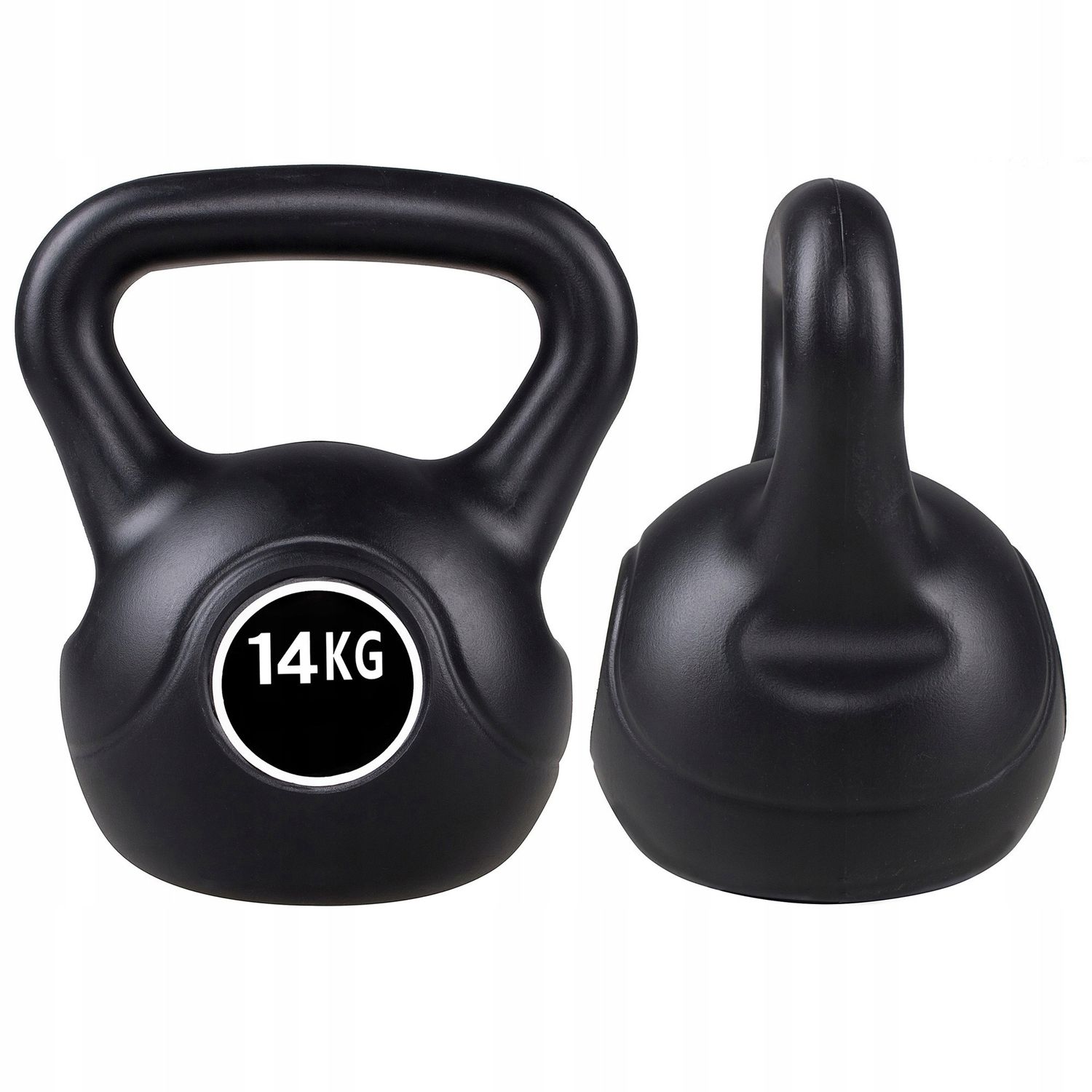 Gantera Kettlebell 14kg Neagra fotografia produsului View 3 L
