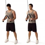 Franghie pentru antrenament la helcometru triceps, Sersimo fotografia produsului View 4 S