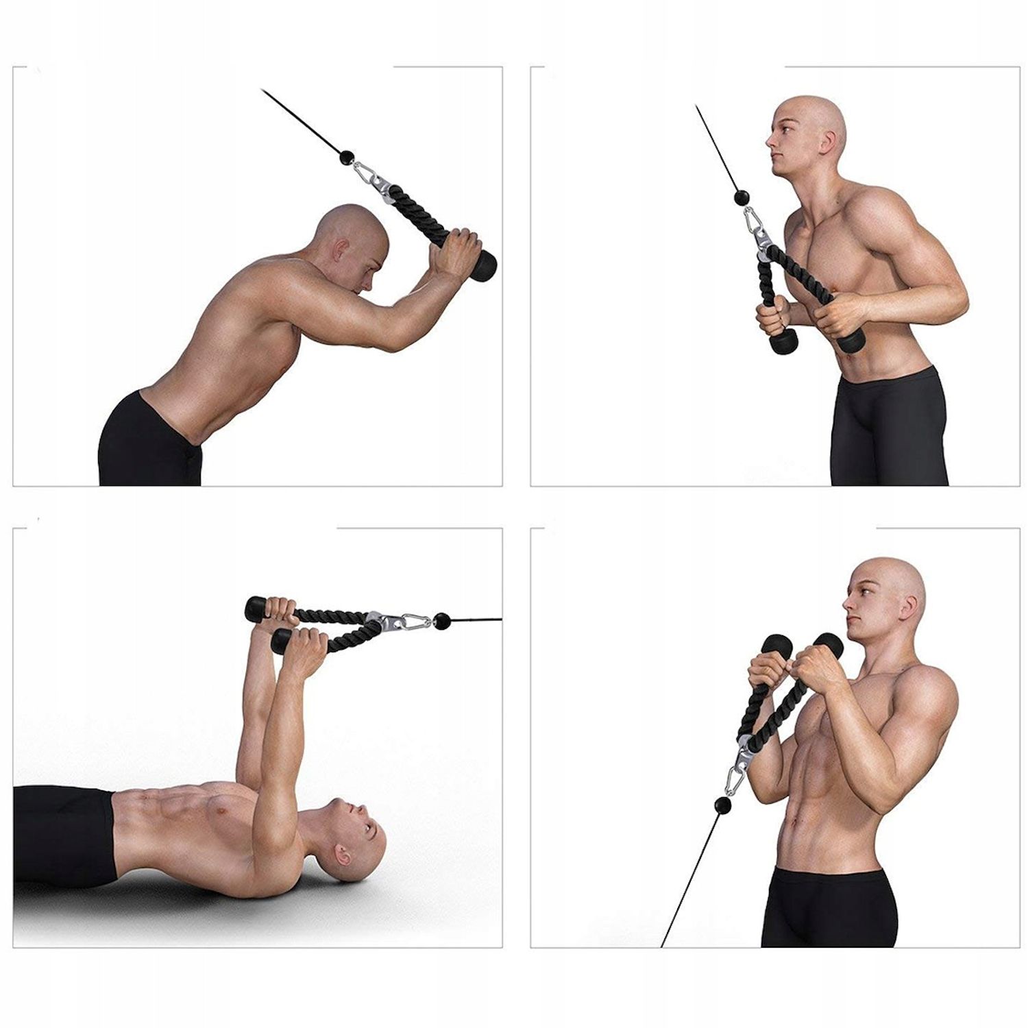 Franghie pentru antrenament la helcometru triceps, Sersimo fotografia produsului View 7 L