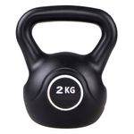Gantera Kettlebell 2kg Neagra fotografia produsului