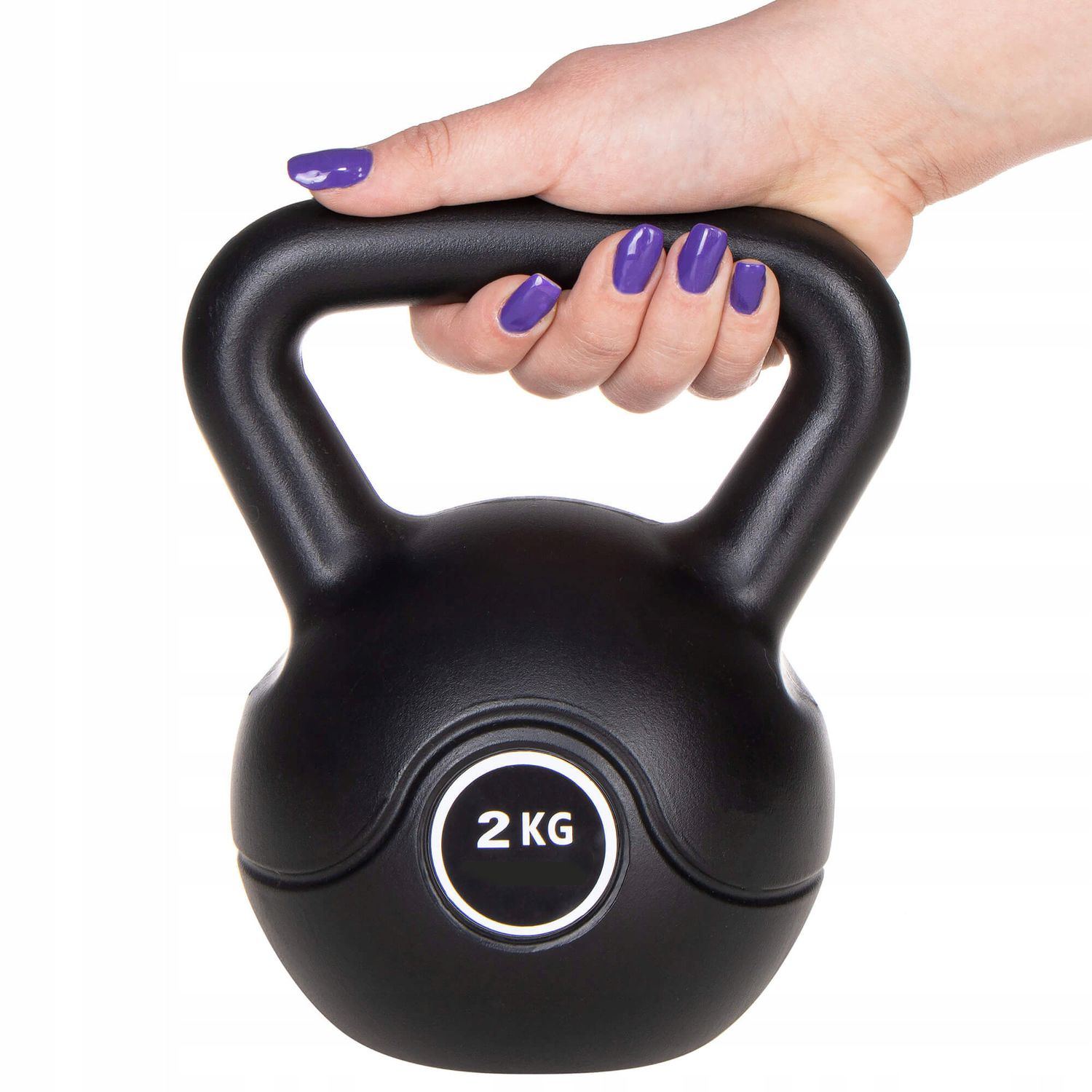 Gantera Kettlebell 2kg Neagra fotografia produsului View 4 L