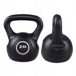 Gantera Kettlebell 2kg Neagra fotografia produsului View 8 S