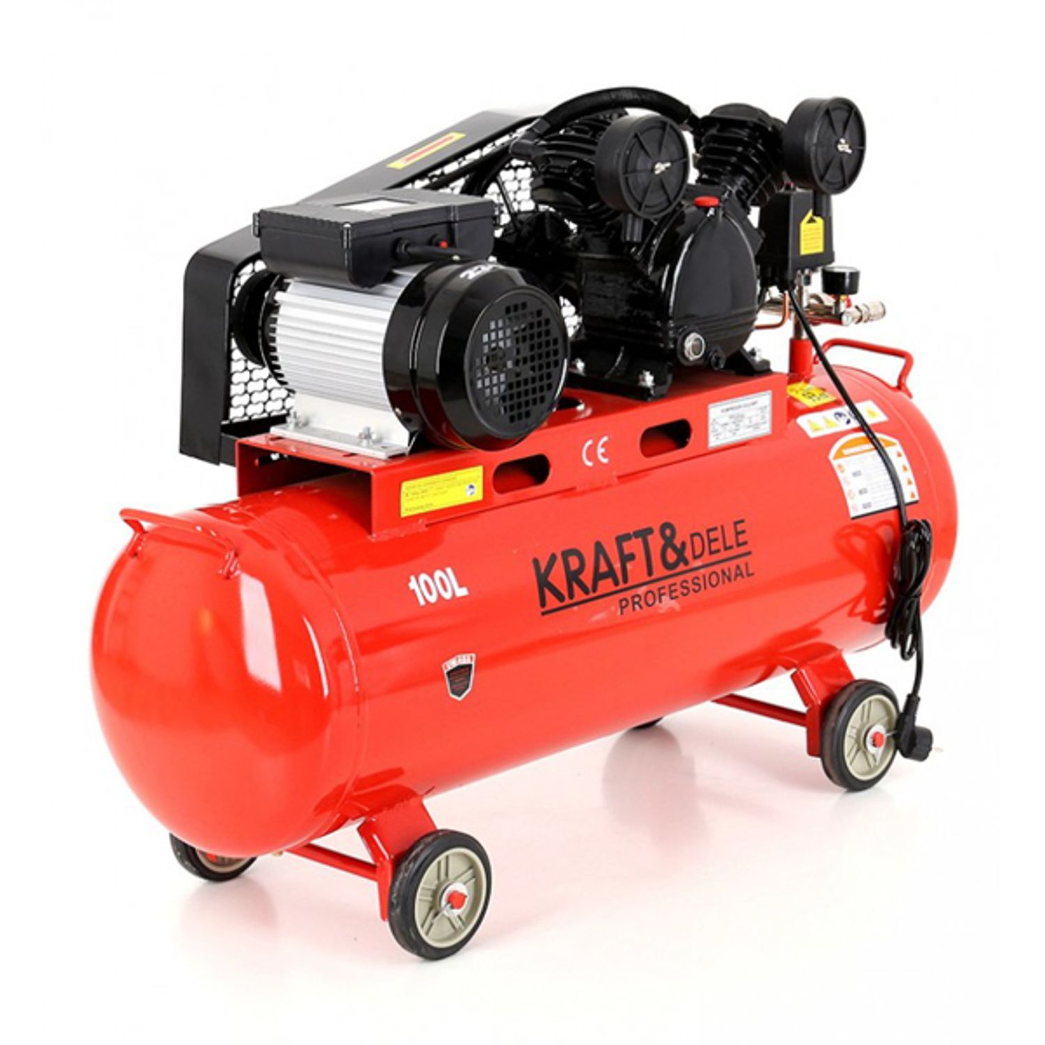 Compresor Ulei 100L, Kraft&Dele KD402 fotografia produsului View 14 L