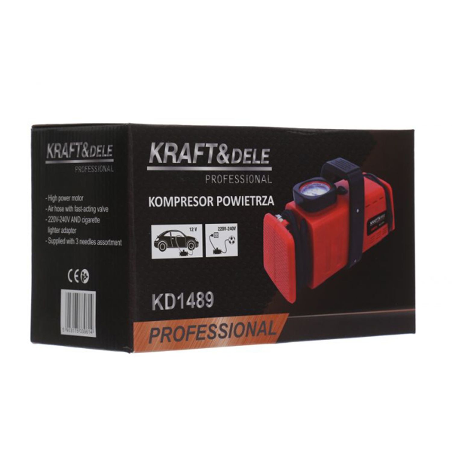 Compresor auto, Kraft&Dele KD1489, 12/230V fotografia produsului View 8 L