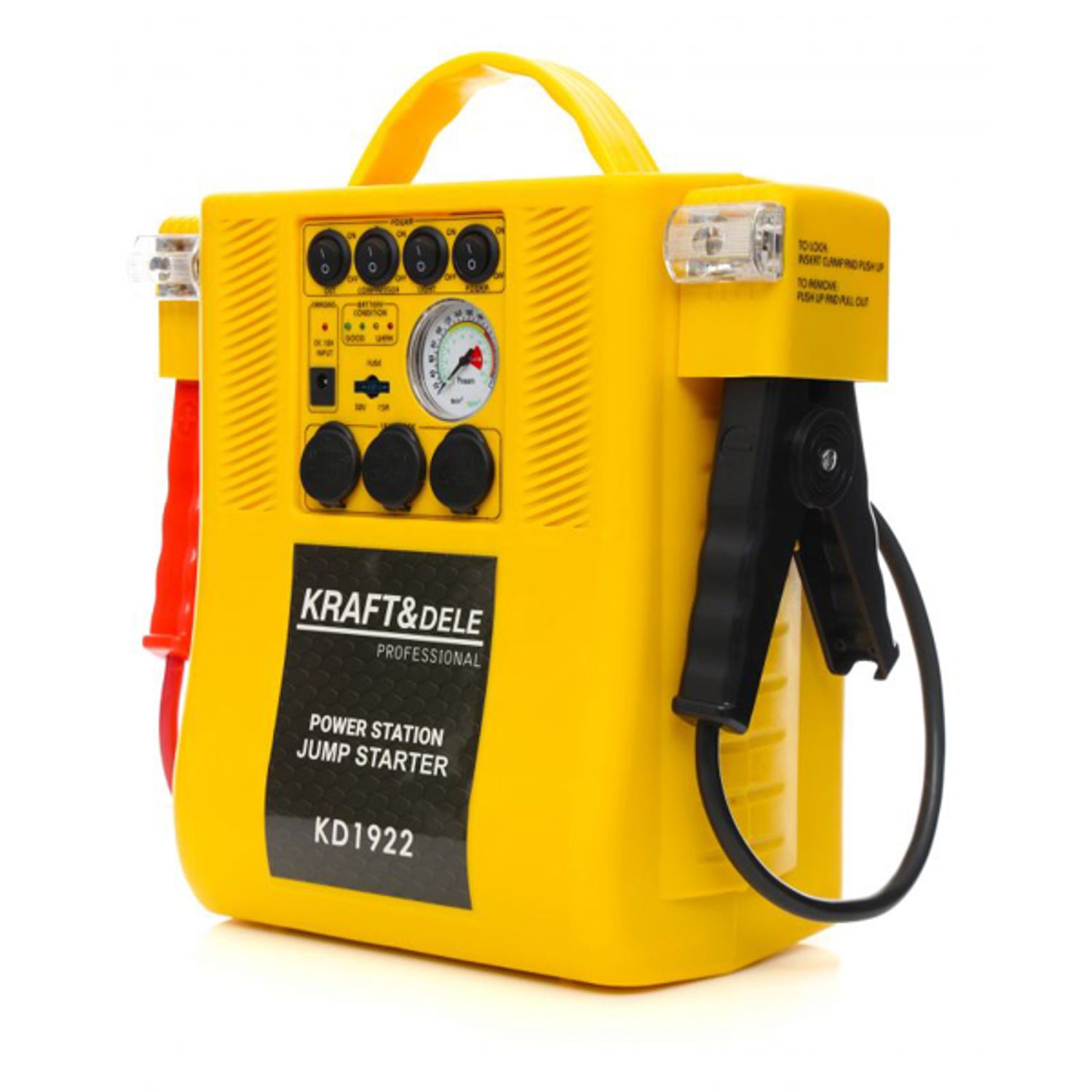 Compresor auto multifunctional, 20 bar, Kraft&Dele KD1922 fotografia produsului View 5 L