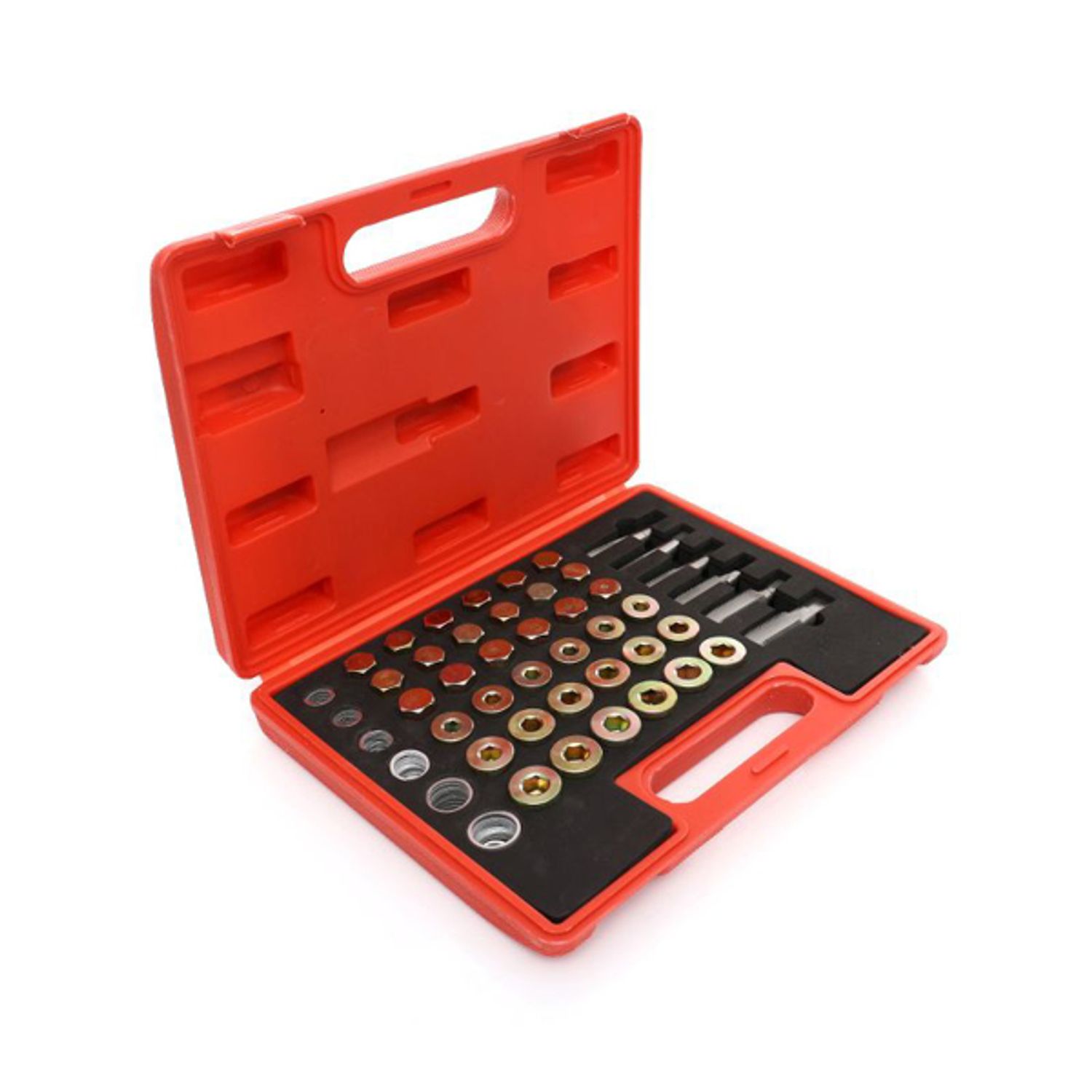 Set pentru reparare buson baie ulei 114 elemente, Kraft&Dele KD10512 fotografia produsului