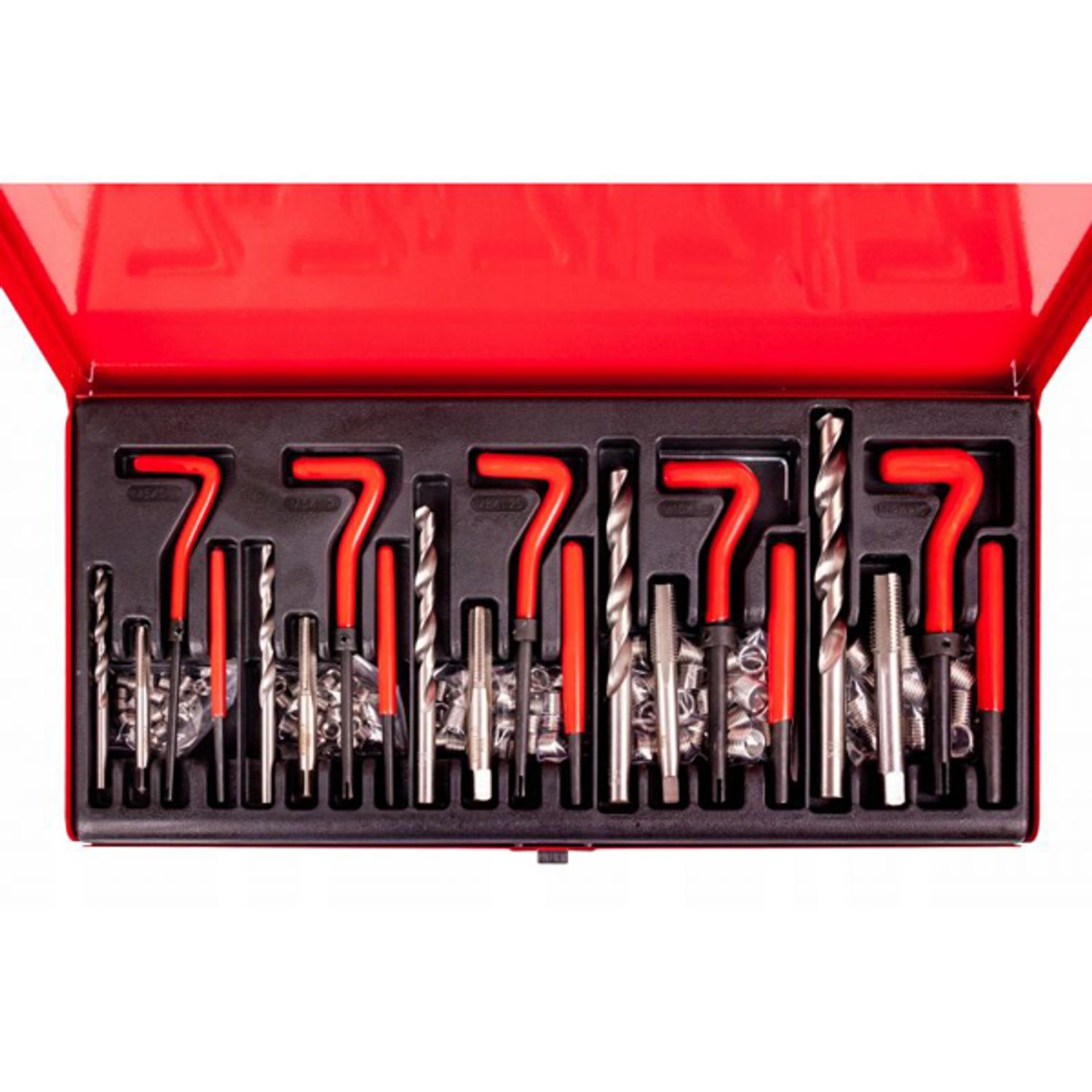 Kit reparare filete bujii, 131 elemente, Kraft&Dele KD10590 fotografia produsului View 2 L