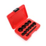 Set extractor suruburi defecte, 10 elemente, Kraft&Dele KD10269 fotografia produsului