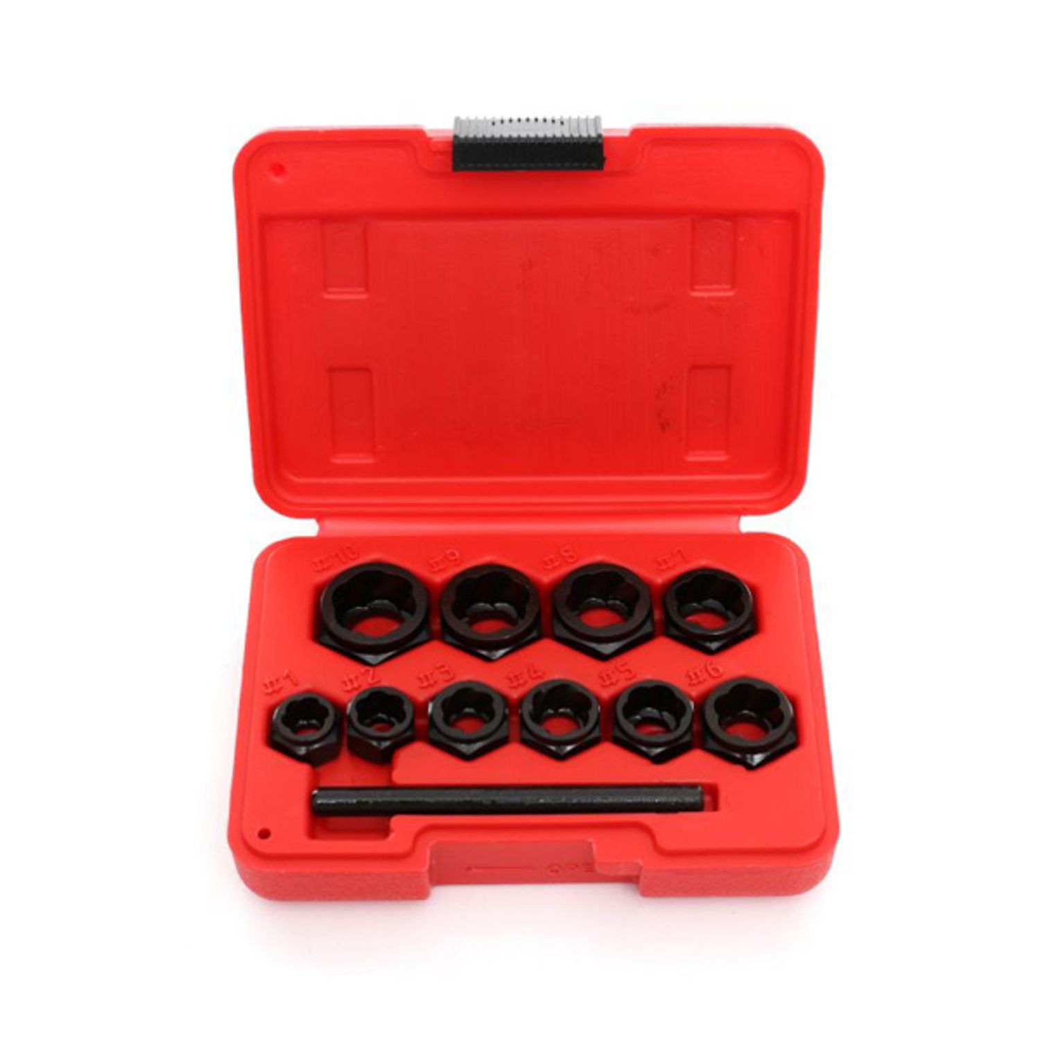 Set extractor suruburi defecte, 10 elemente, Kraft&Dele KD10269 fotografia produsului View 7 L