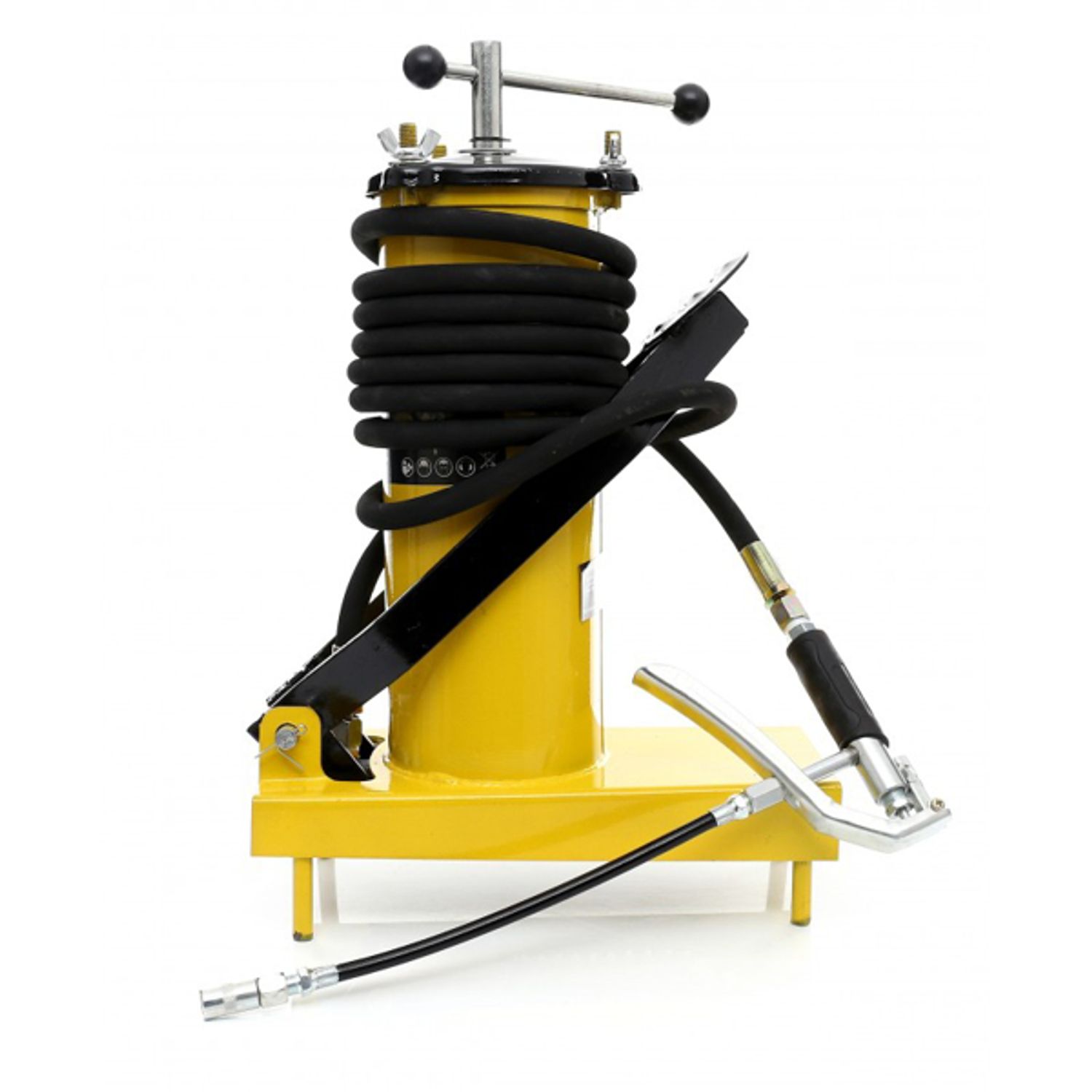 Pompa de gresat actionata la picior, recipient 3L, Kraft&Dele KD1440 fotografia produsului View 4 L