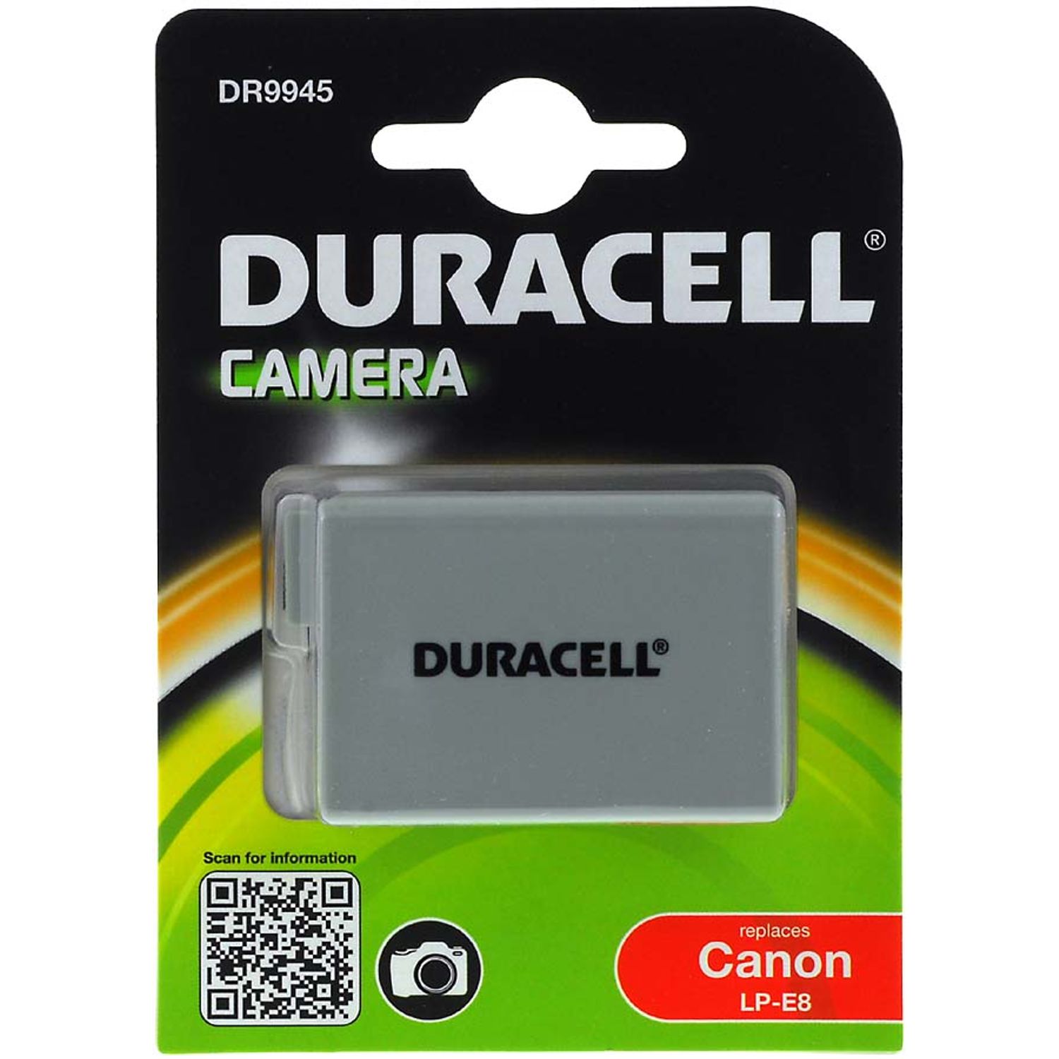 Acumulator Duracell DR9945 original Canon model LP-E8 fotografia produsului