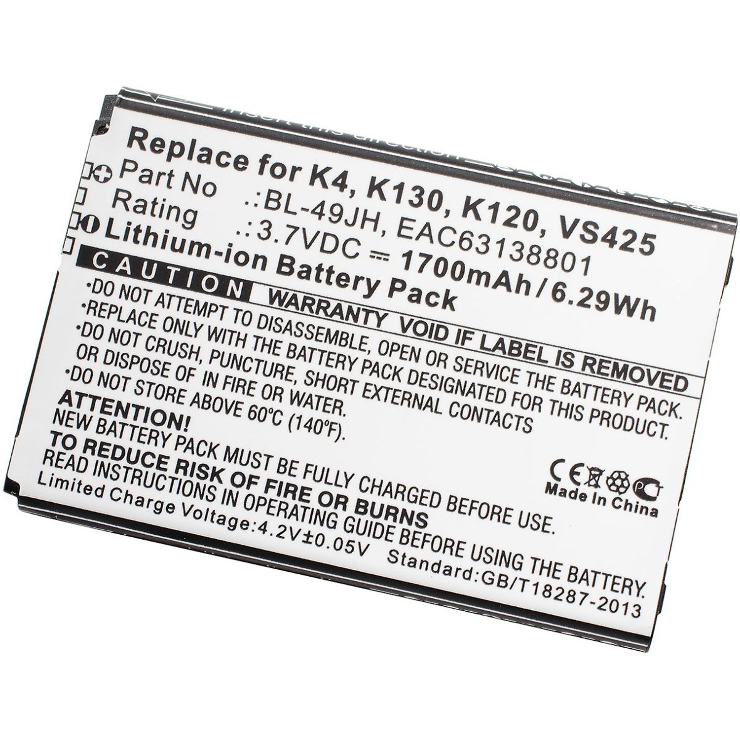 Acumulator compatibil LG K4 / K3 / model BL-49JH fotografia produsului View 2 L