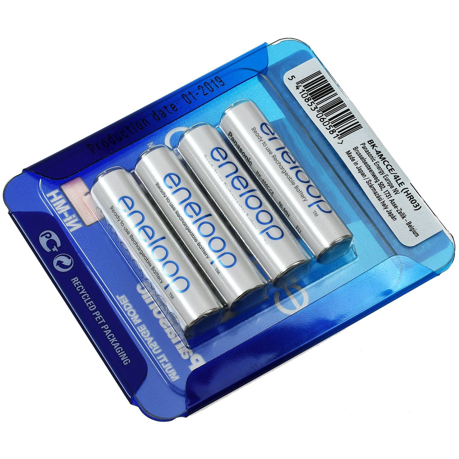 Acumulator Panasonic eneloop AAA NiMH inclusiv cutie - 4 buc. fotografia produsului