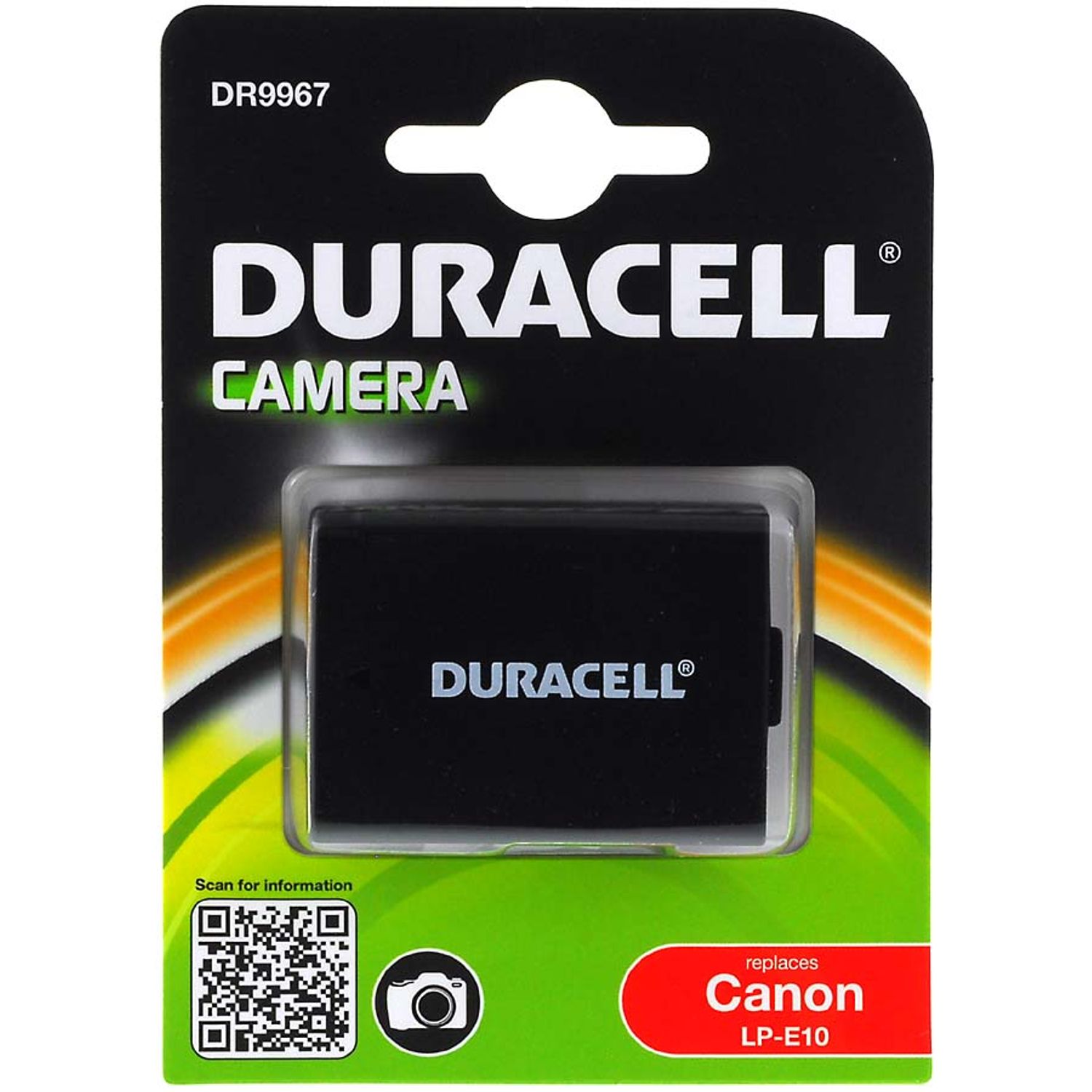 Acumulator Duracell DR9967 original Canon model LP-E10 fotografia produsului