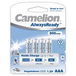 Acumulator Camelion HR03 Micro AAA AlwaysReady, Ni-MH4 buc. / blister 800mAh fotografia produsului
