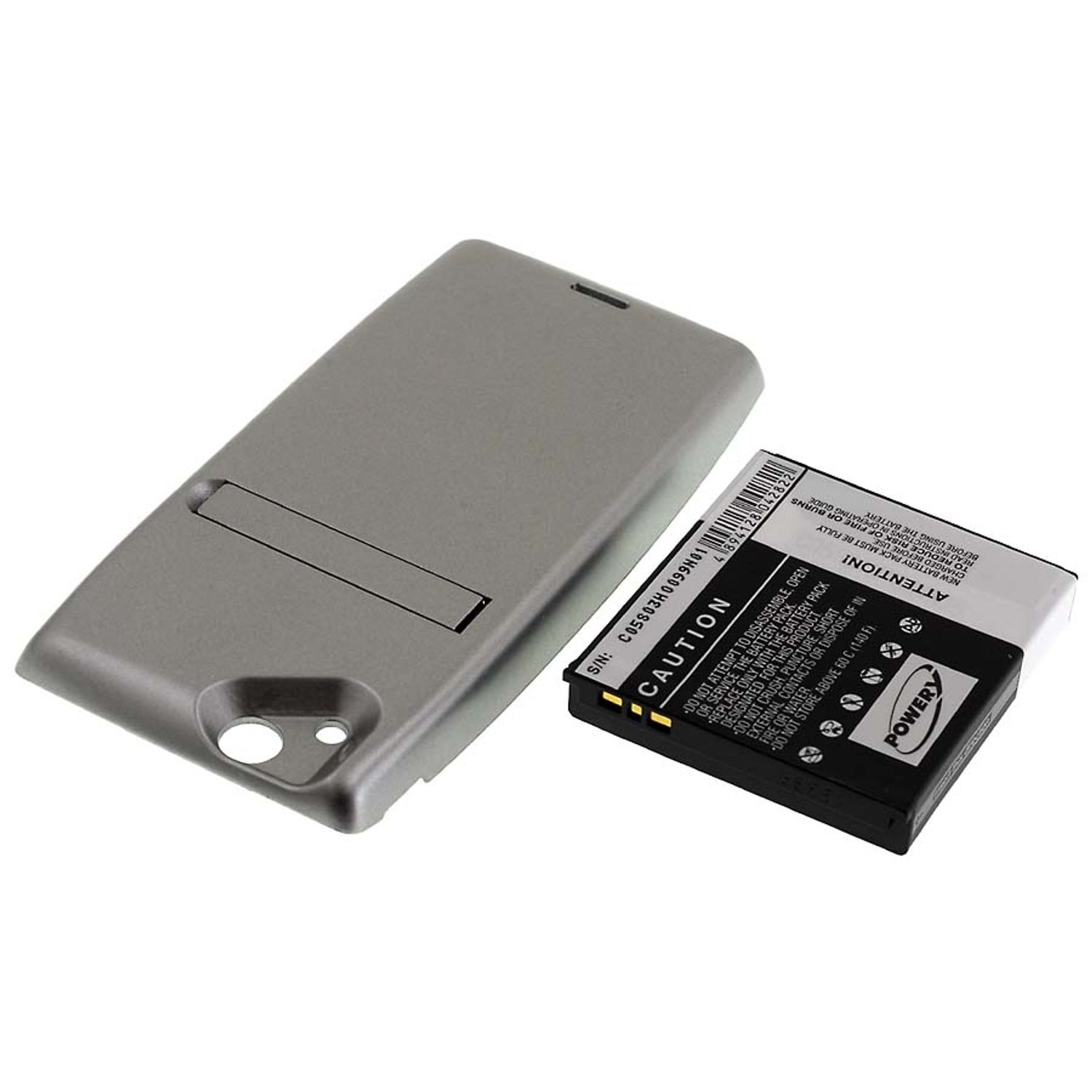 Acumulator compatibil Sony Ericsson LT15i / model BA750 2500mAh argintiu fotografia produsului