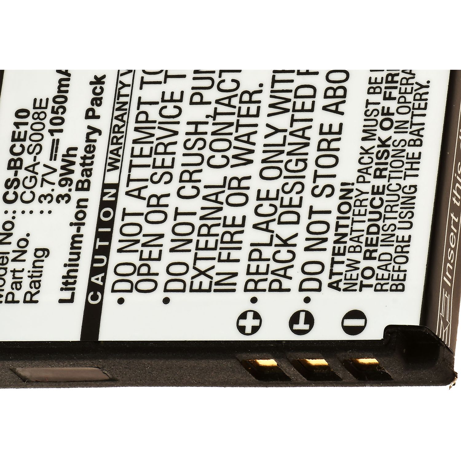 Acumulator compatibil Panasonic CGA-S008/ DMW-BCE10 fotografia produsului View 3 L