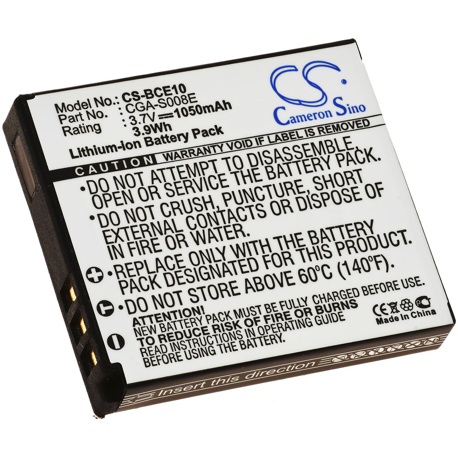Acumulator compatibil Panasonic CGA-S008/ DMW-BCE10 fotografia produsului