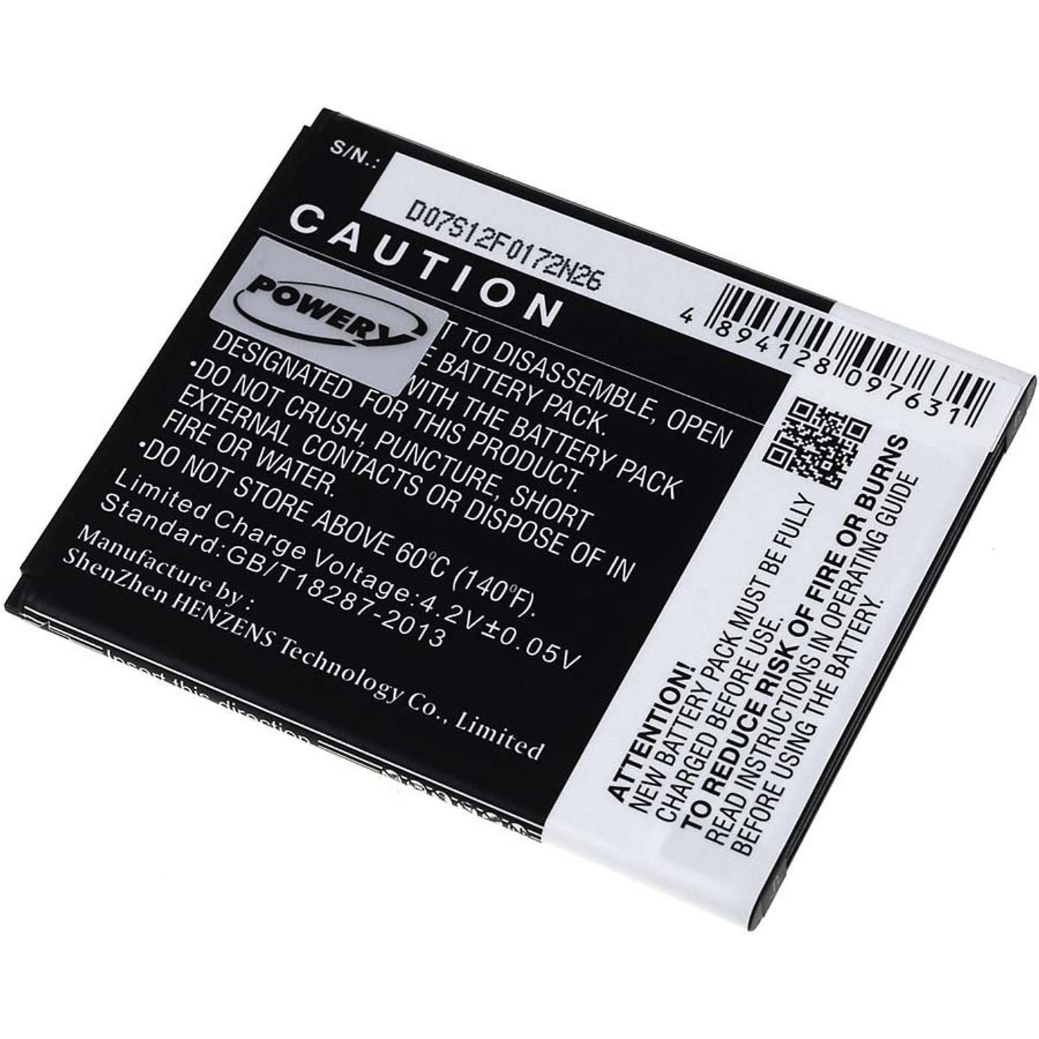 Acumulator compatibil Kazam Trooper 2 5.0 / model KLB200N291 fotografia produsului View 2 L