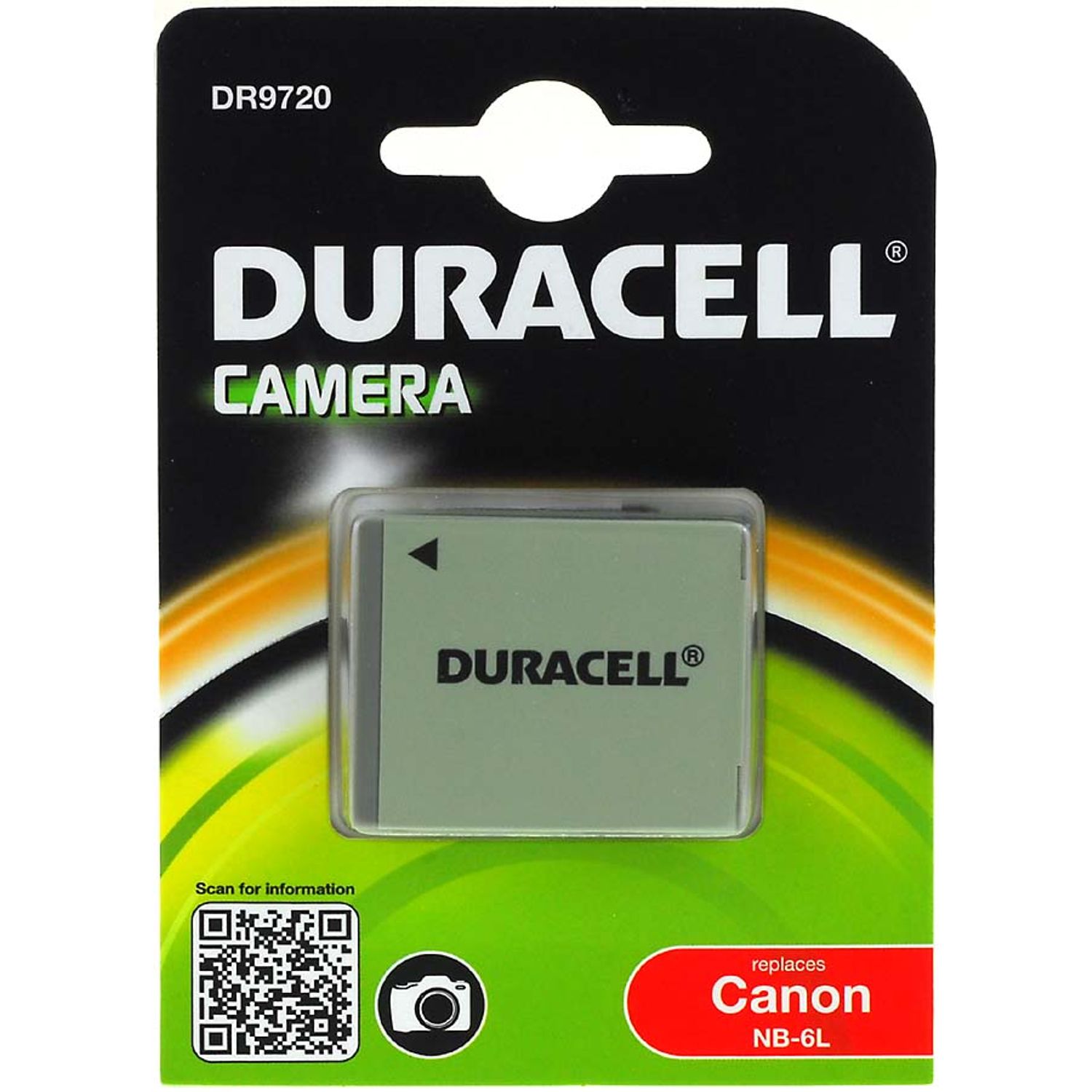 Acumulator Duracell DR9720 original Canon model NB-6L fotografia produsului