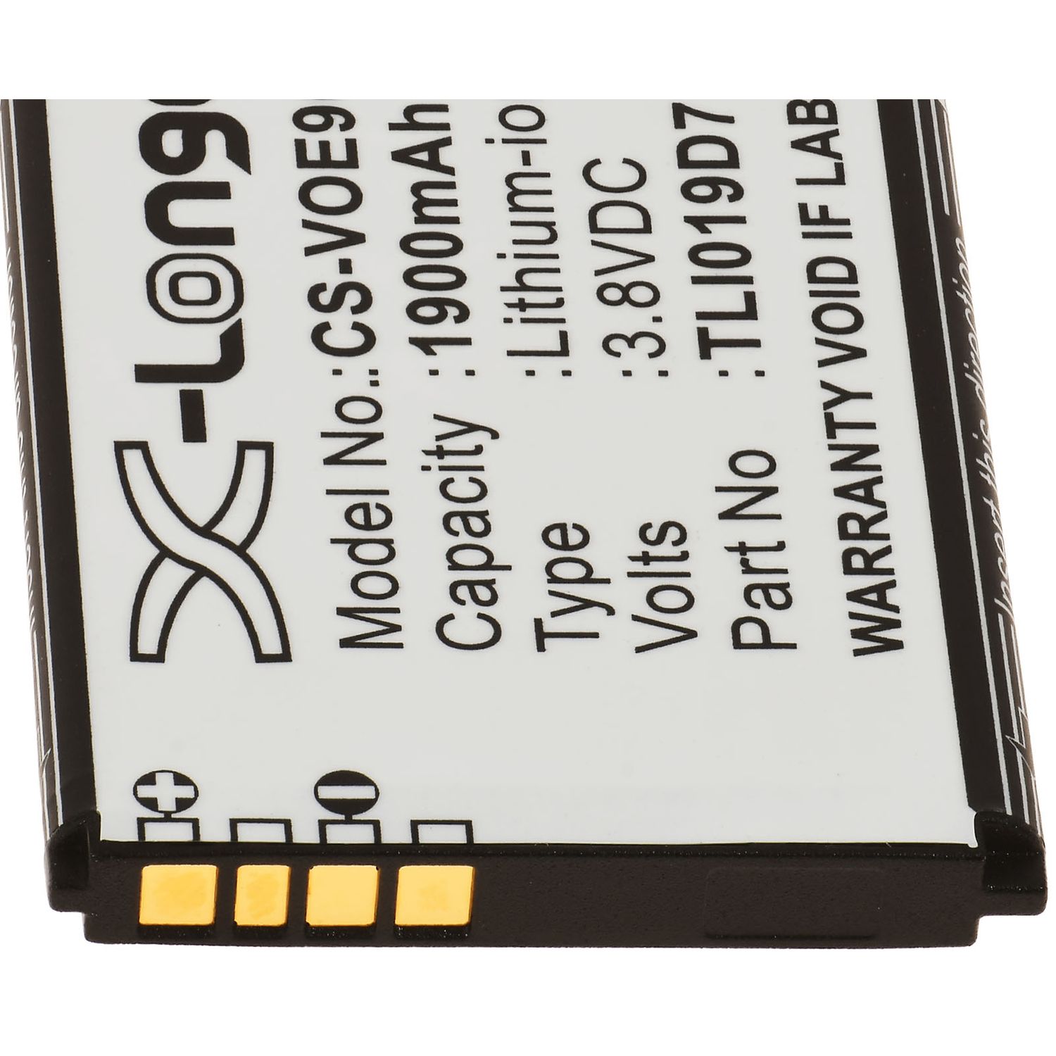 Acumulator compatibil Alcatel 1 Dual SIM, Vodafone Smart E9, model TLI019D7 fotografia produsului View 3 L
