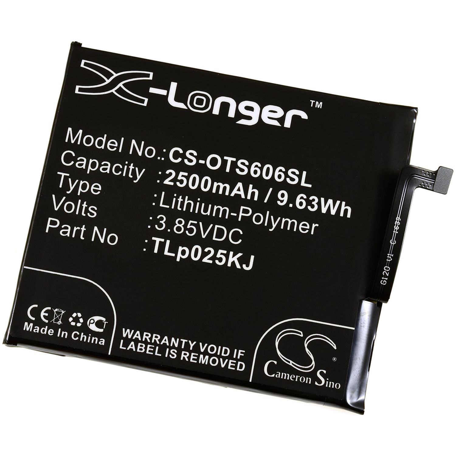 Acumulator compatibil Alcatel One Touch Idol 5S / OT-6060S / model TLp025KJ fotografia produsului View 2 L