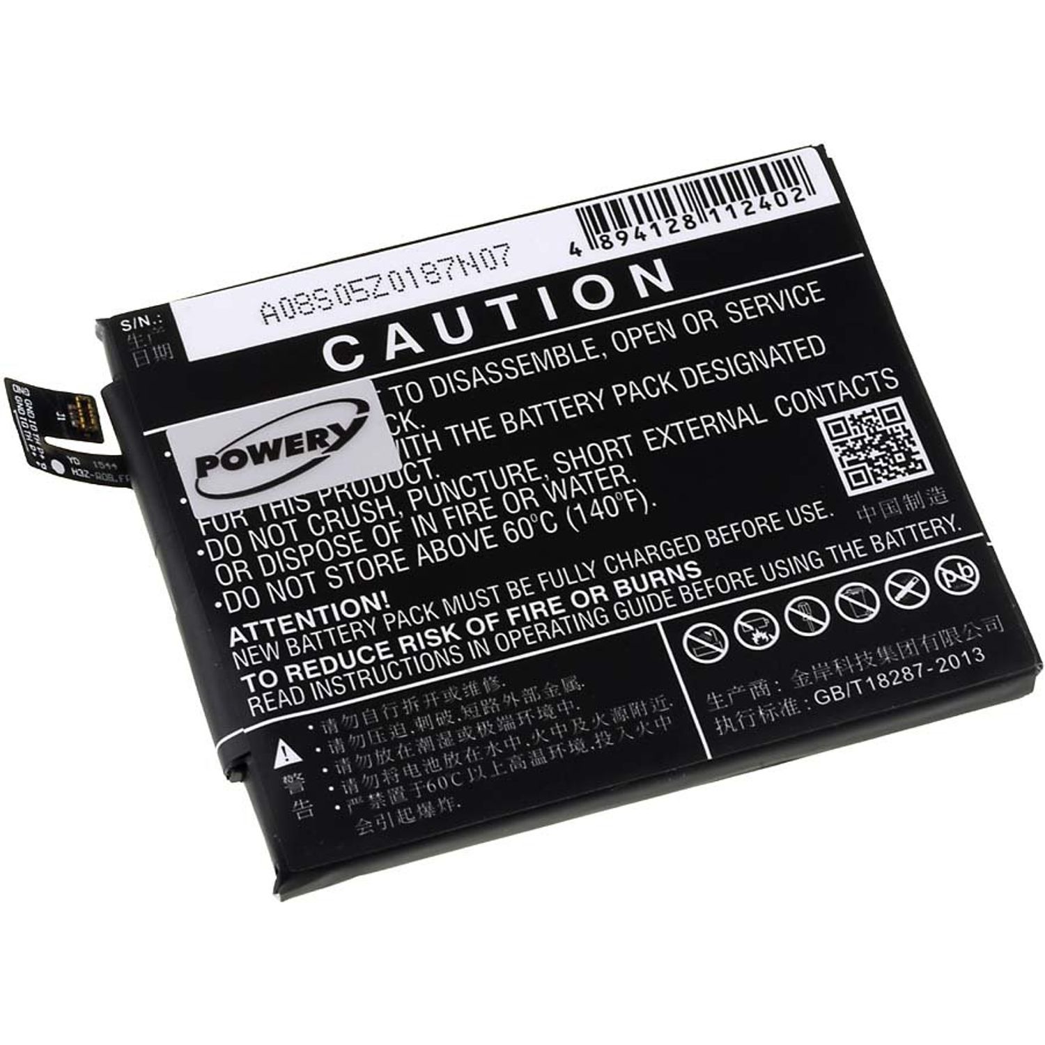 Acumulator compatibil Xiaomi Note 3 / model BM46 fotografia produsului