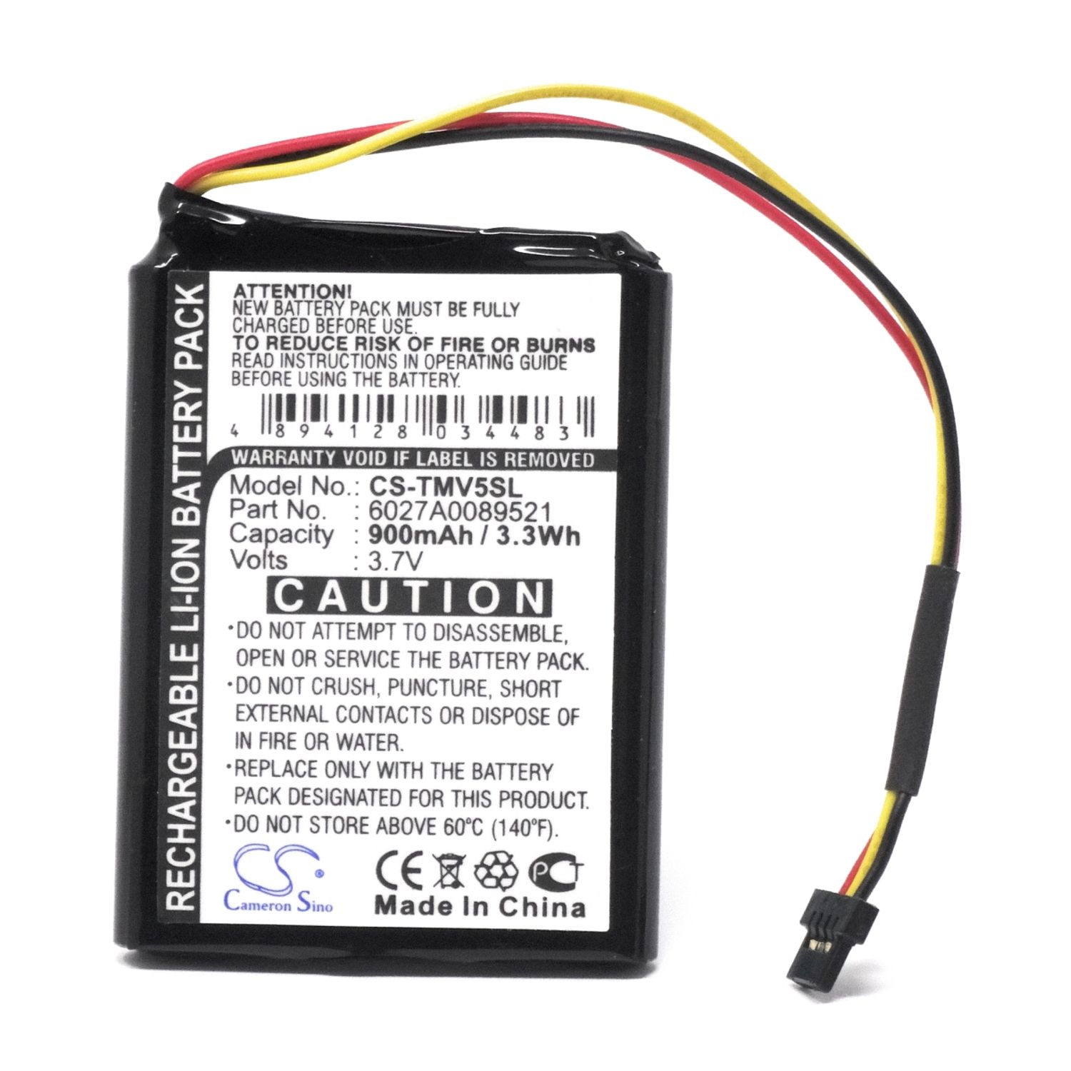 Acumulator compatibil TomTom V5 / One IQ / model 6027A0089521 fotografia produsului View 2 L