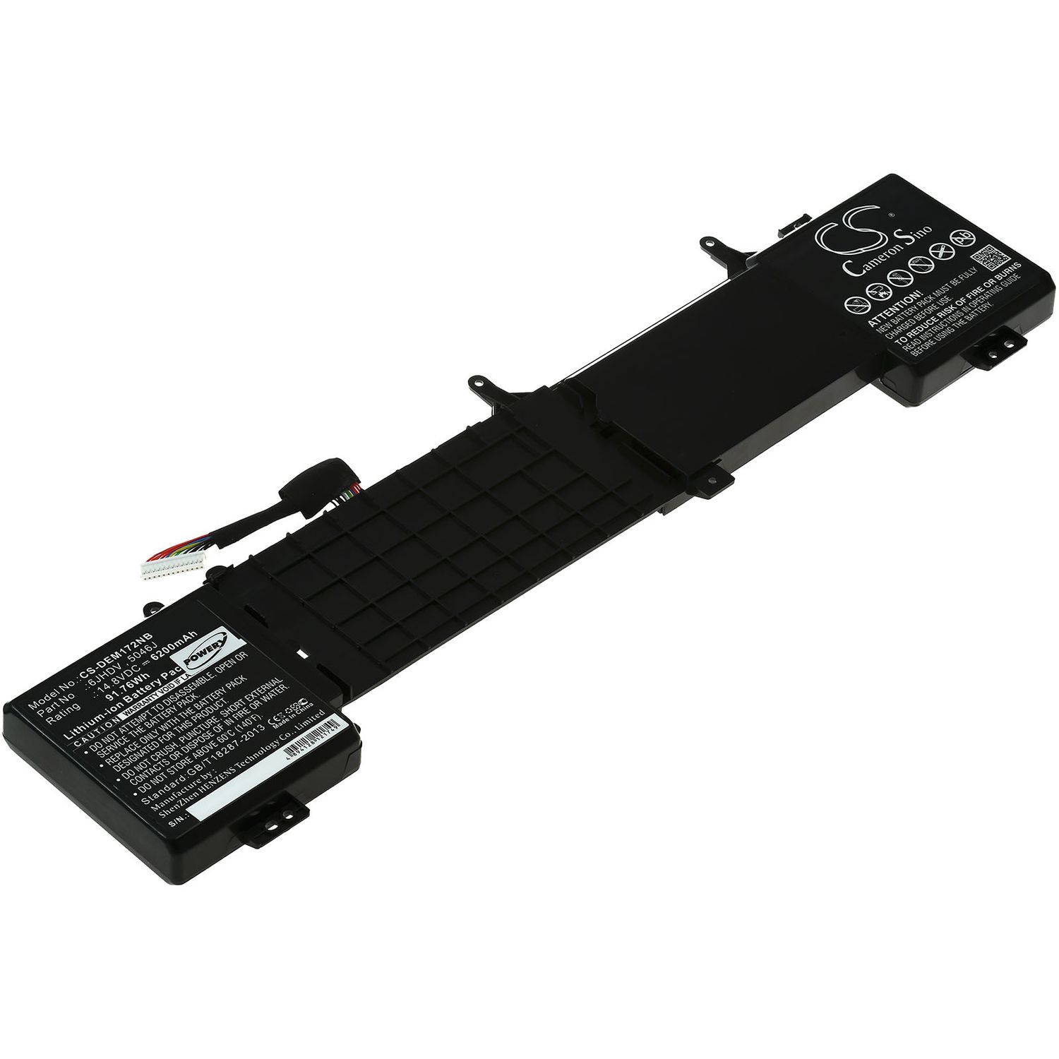 Acumulator compatibil Dell Alienware 17 R2 / ANW17-2136SLV / model 6JHDV fotografia produsului