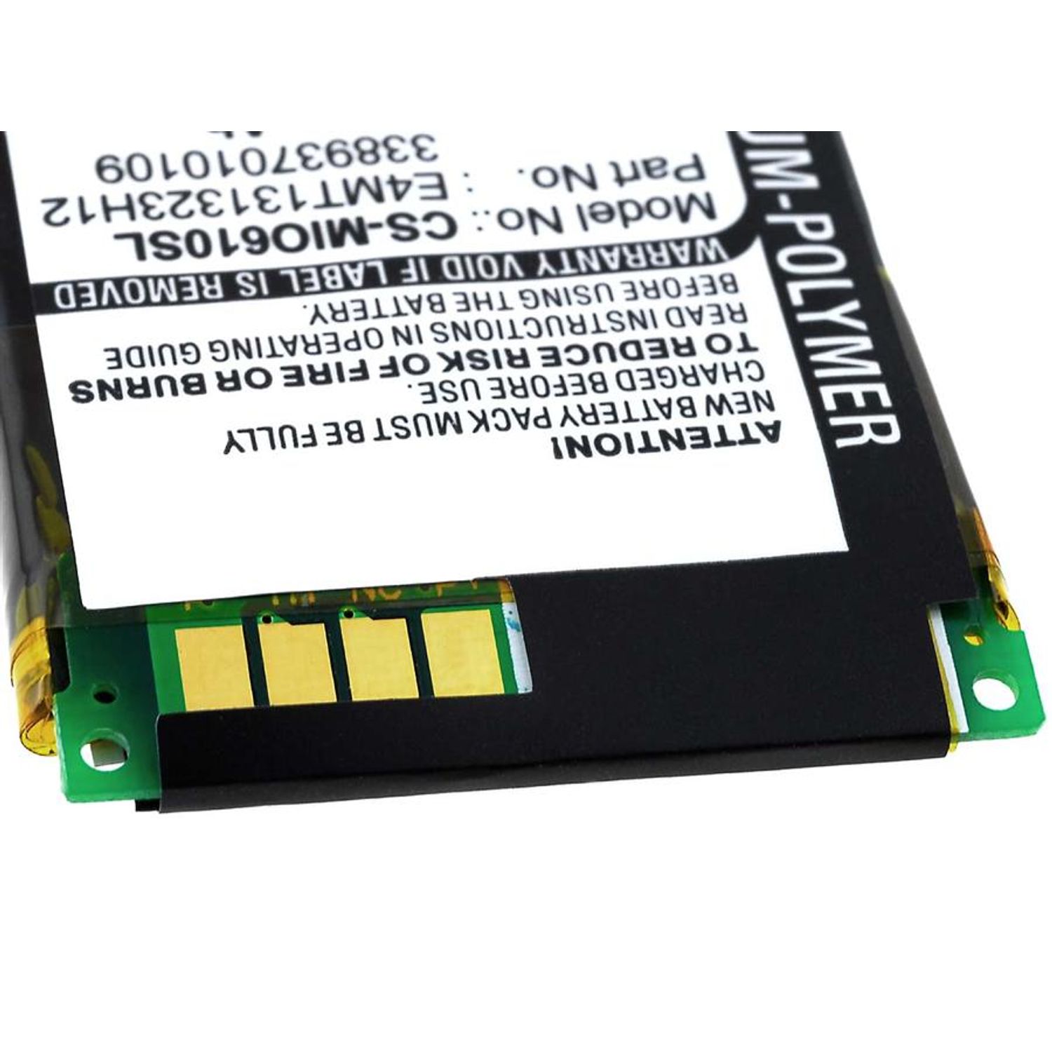 Acumulator compatibil Mitac Mio H610 / model 338937010109 fotografia produsului View 3 L