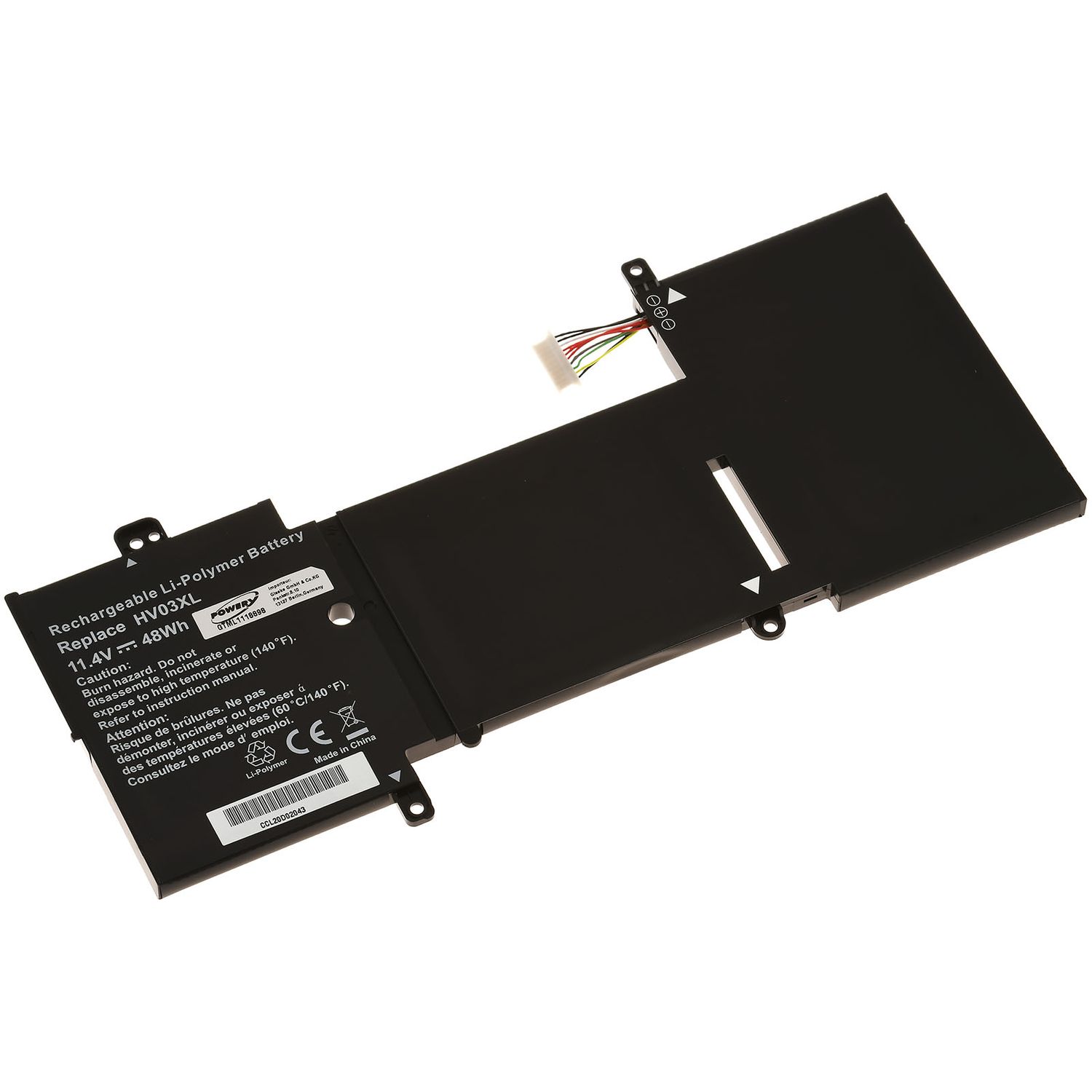 Acumulator compatibil HP HV03 / HV03XL / model HSTNN-LB7B fotografia produsului