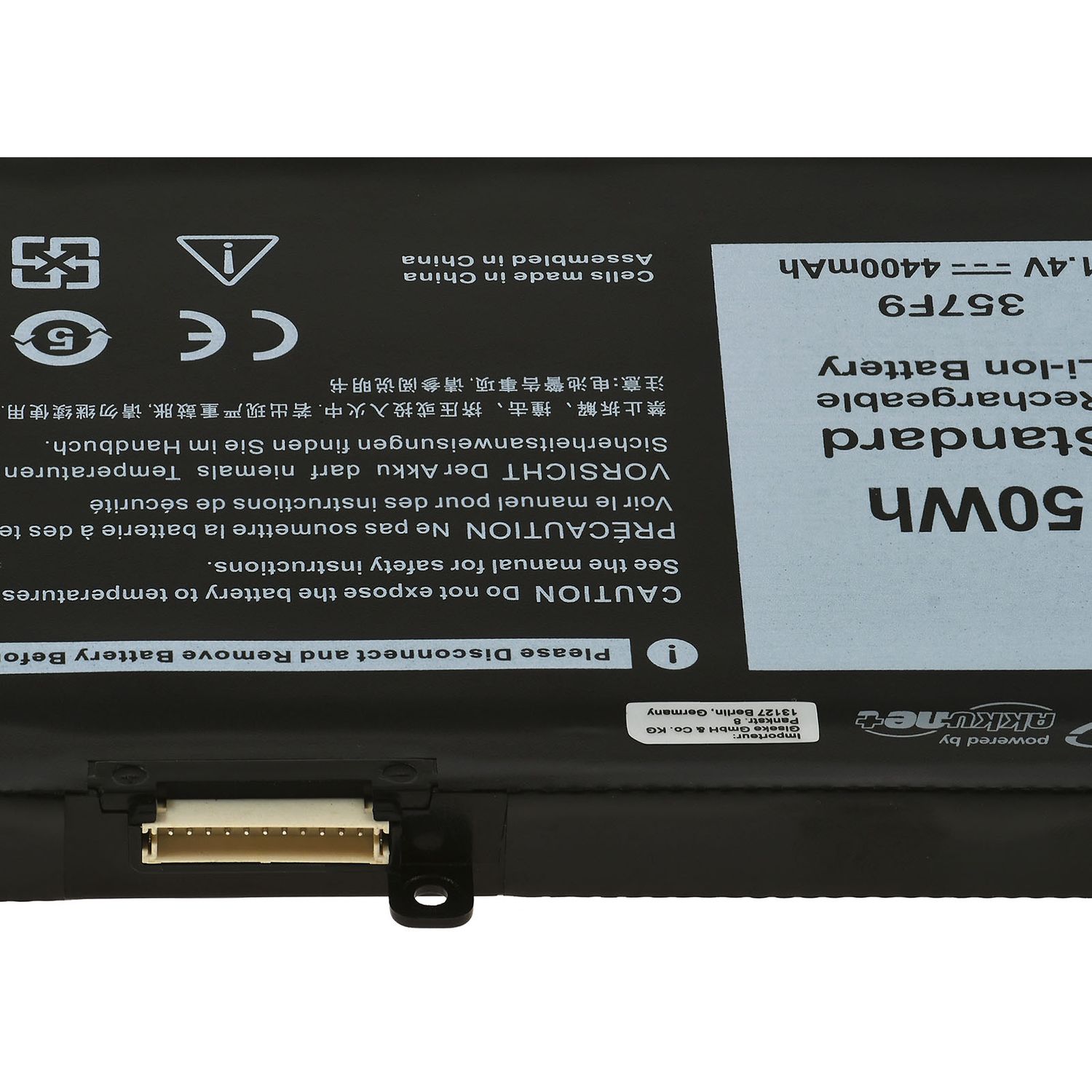 Acumulator compatibil Dell Inspiron 15 7559 / INS15PD / model 357F9 fotografia produsului View 3 L