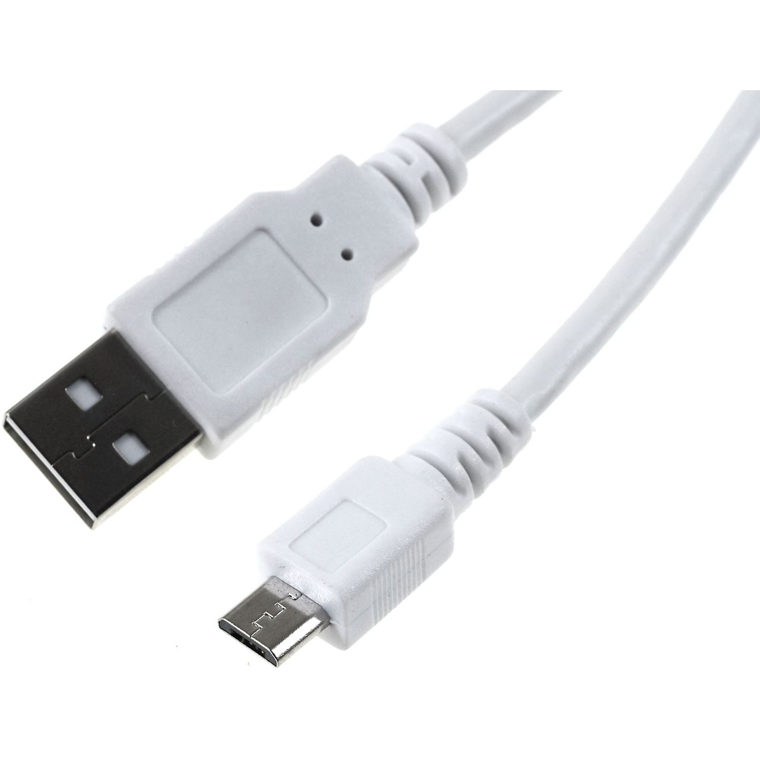 Cablu Goobay USB 2.0 1m micro-USB alb fotografia produsului View 2 L