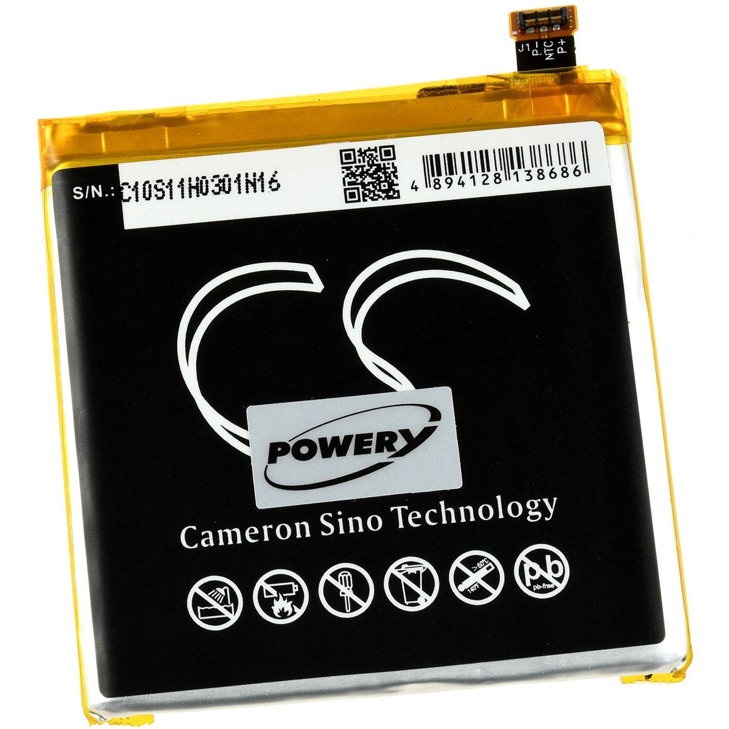 Acumulator compatibil Blackview BV6000 / BV6000S / model PHH756060P fotografia produsului