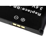 Acumulator compatibil Nokia N92/ 7700/ 7710/9500/770 /E61 fotografia produsului View 3 S