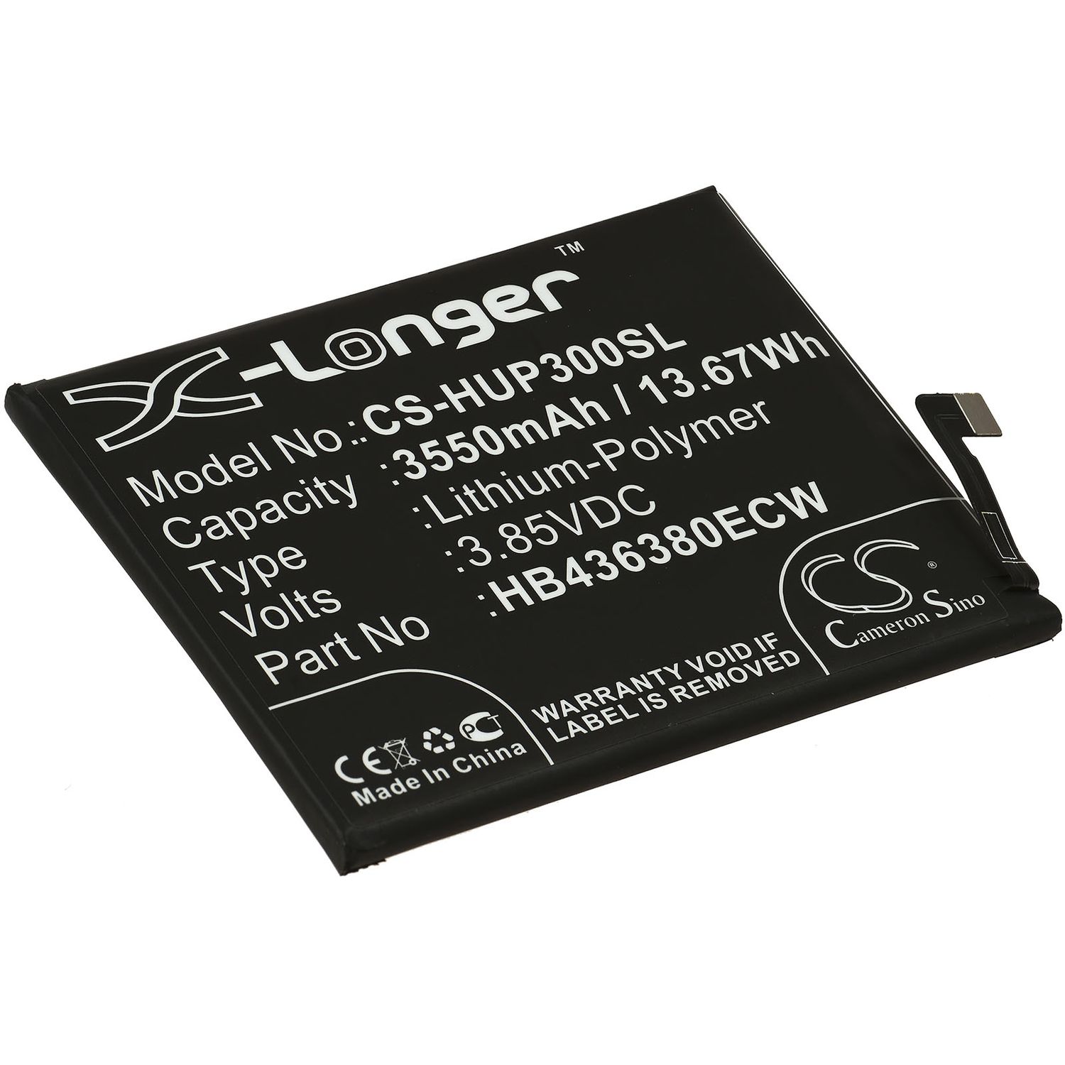 Acumulator compatibil Huawei P30, P30 Premium Edition, model HB436380ECW fotografia produsului