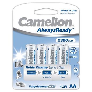 Acumulator Camelion HR6 Mignon AA AlwaysReady 4 buc. / blister 2300mAh Camelion imagine noua 2022