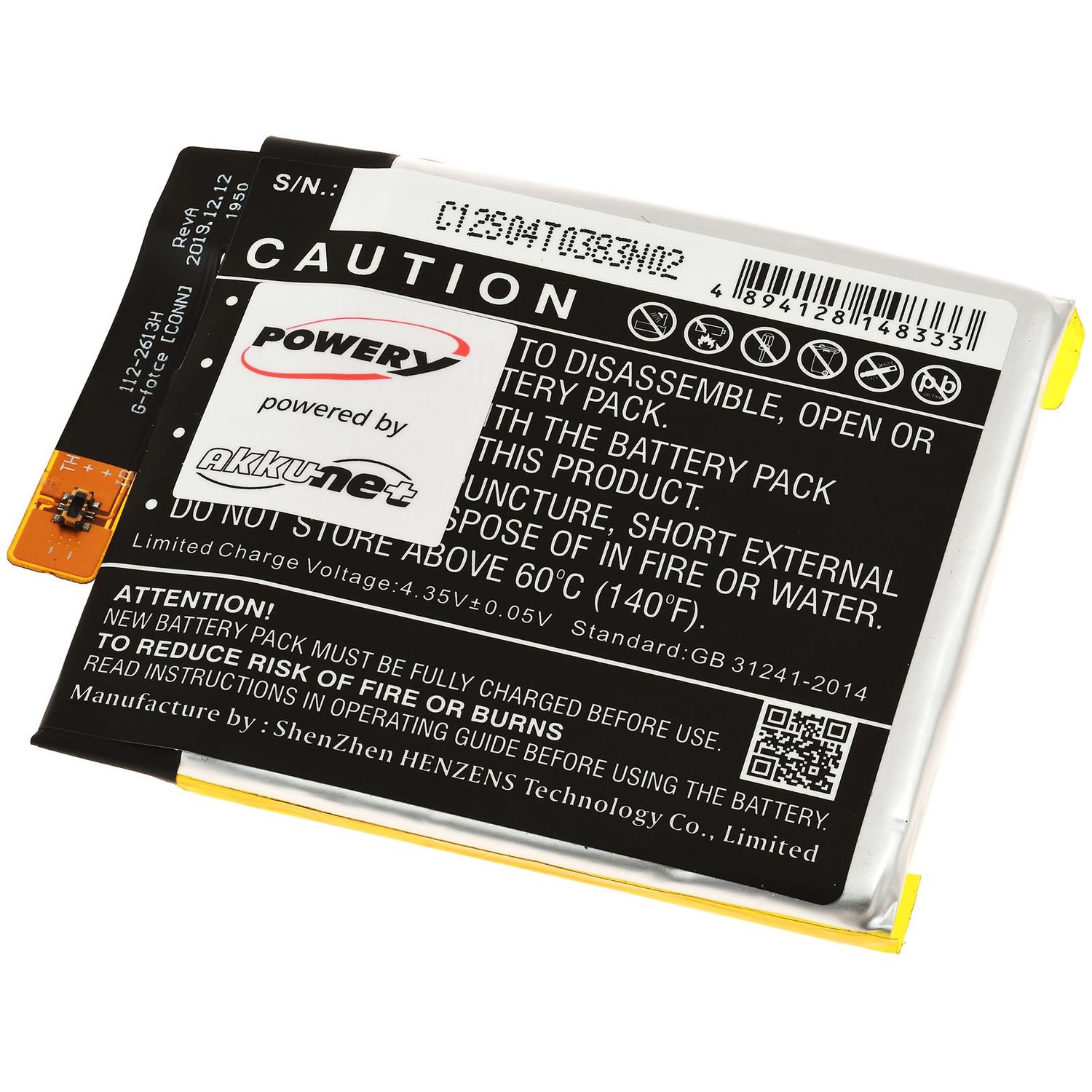 Acumulator compatibil CAT / Caterpillar S50c, model 023.B0008.0061 fotografia produsului View 2 L