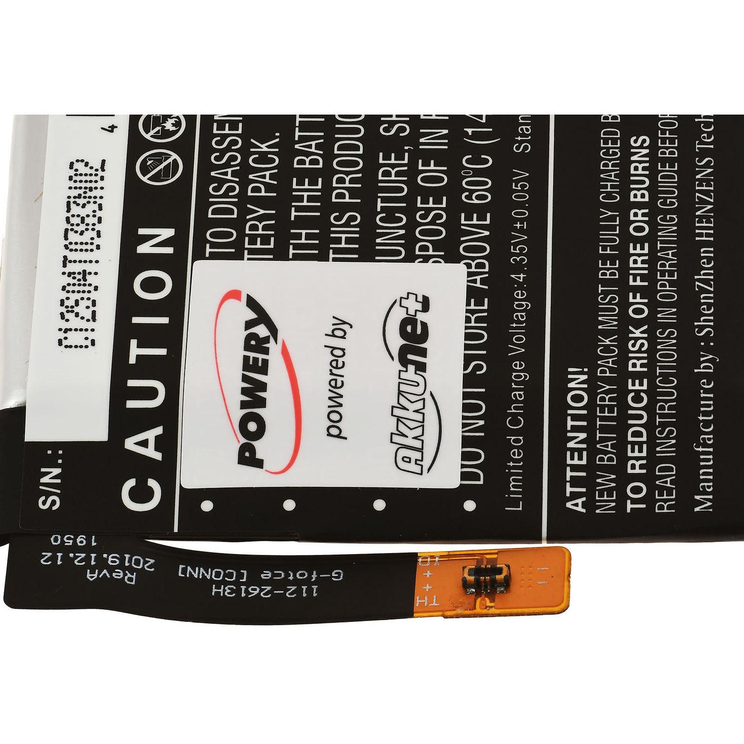 Acumulator compatibil CAT / Caterpillar S50c, model 023.B0008.0061 fotografia produsului View 3 L