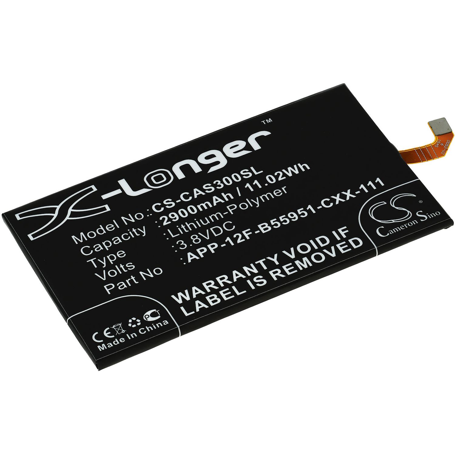 Acumulator compatibil CAT S30 / model APP-12F-B55951-CXX-111 fotografia produsului