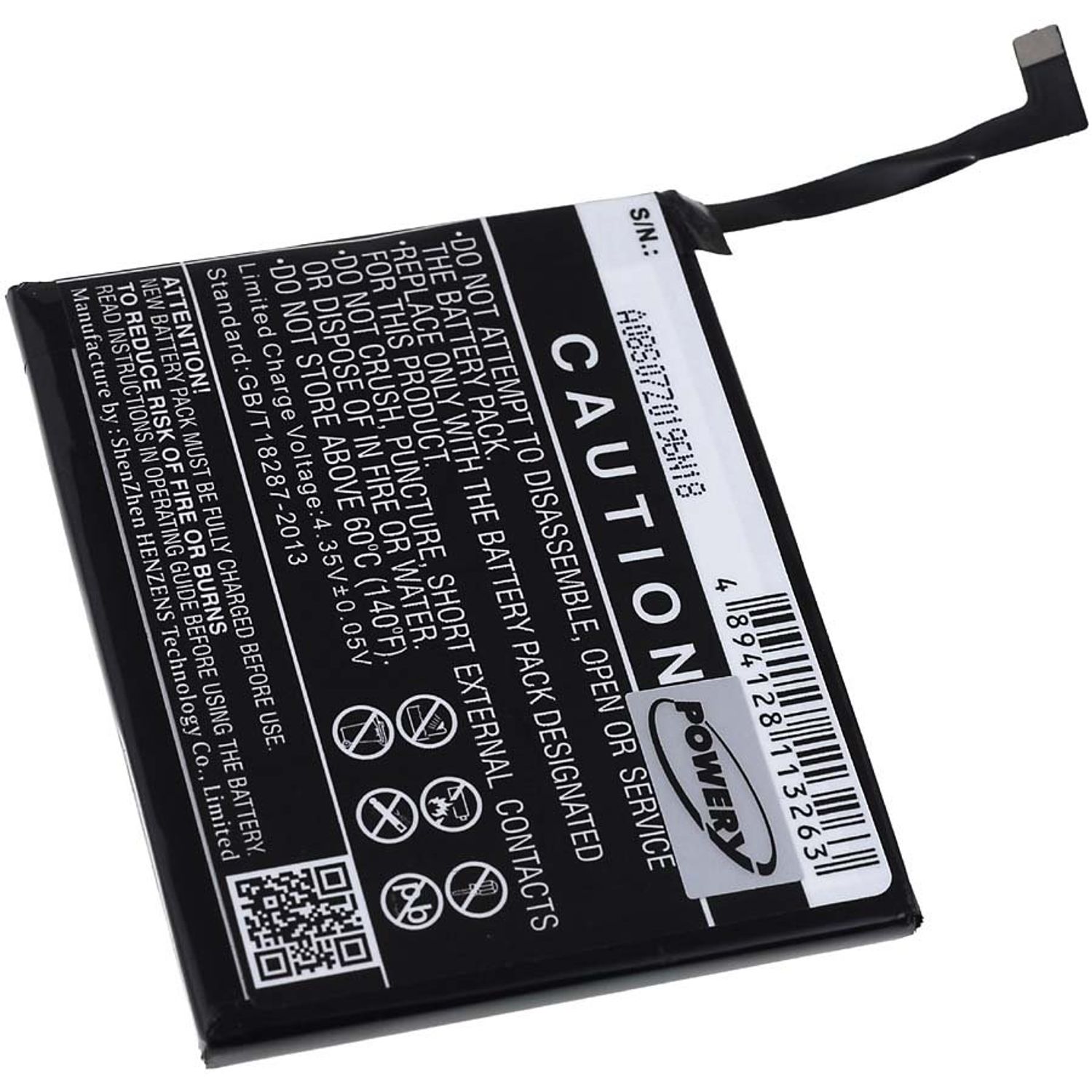 Acumulator compatibil Wiko FEVER / model TLP15J15 fotografia produsului View 2 L