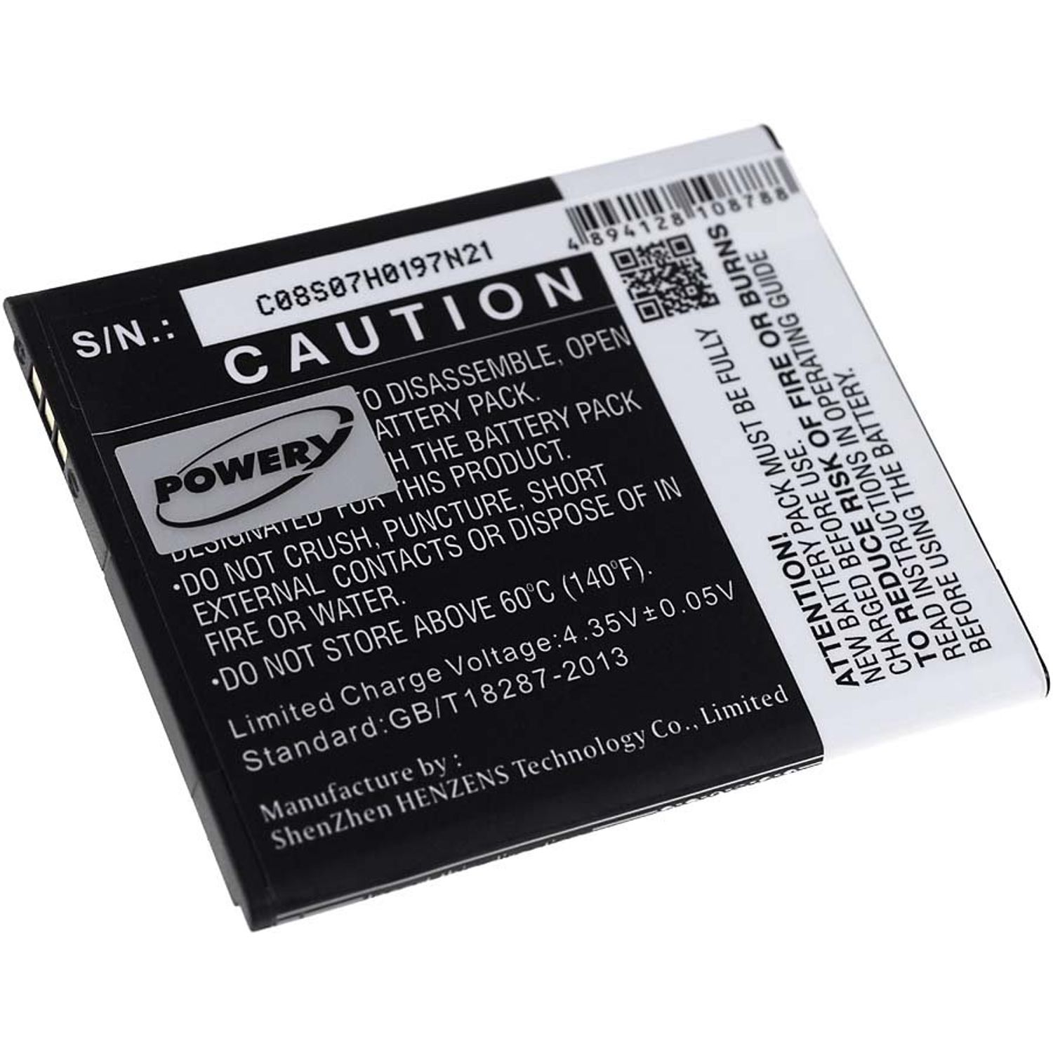 Acumulator compatibil Kazam Thunder 345L / model TH345L fotografia produsului