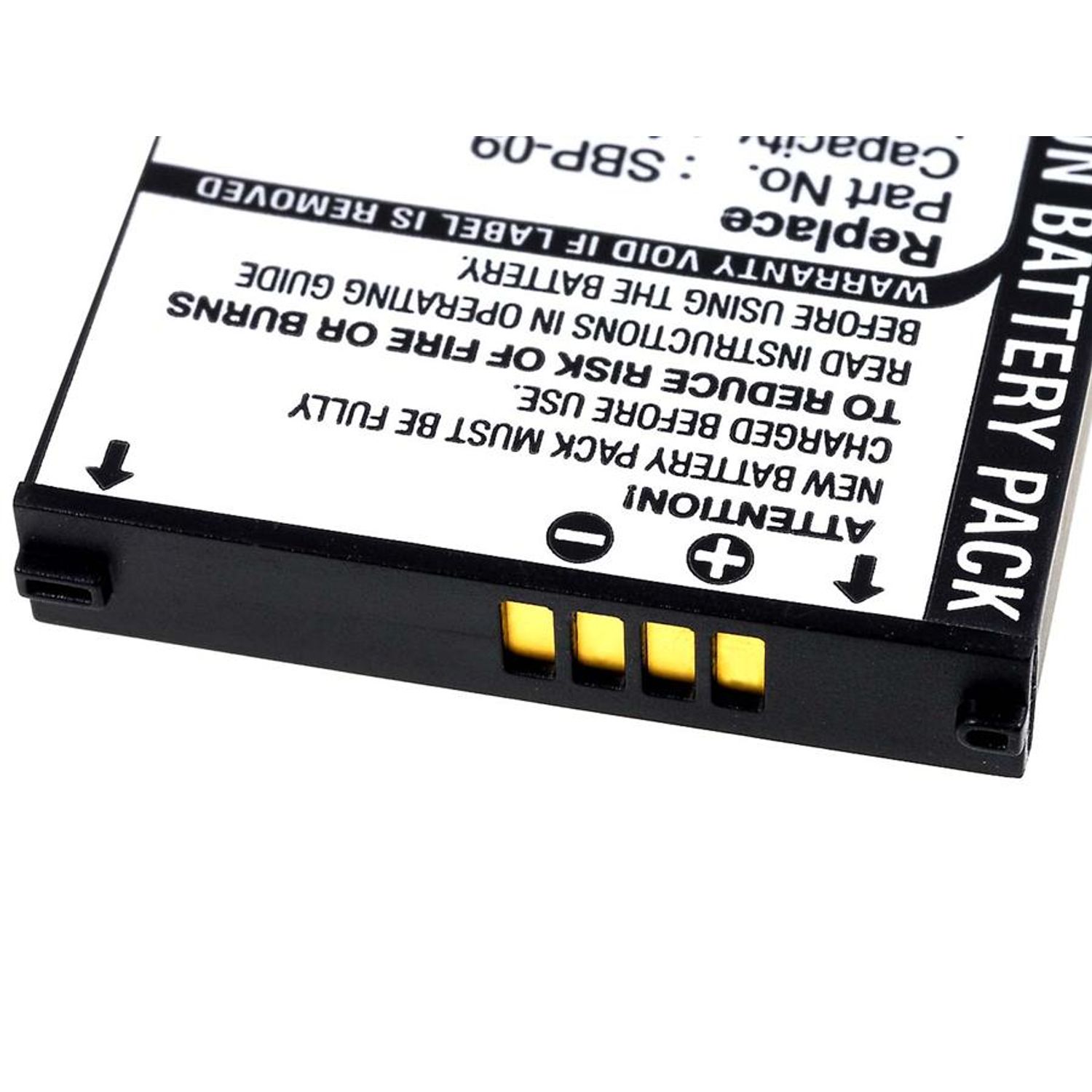 Acumulator compatibil Asus MyPal A626/ A686/ A696/ model SBP-09 fotografia produsului View 3 L