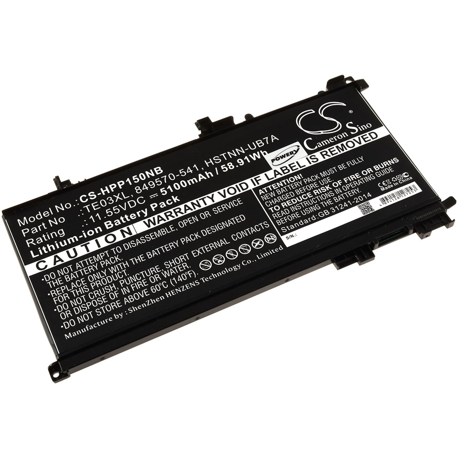 Acumulator compatibil HP Pavilion 15 UHD / Pavilion 15-BC / model 849910-850 fotografia produsului