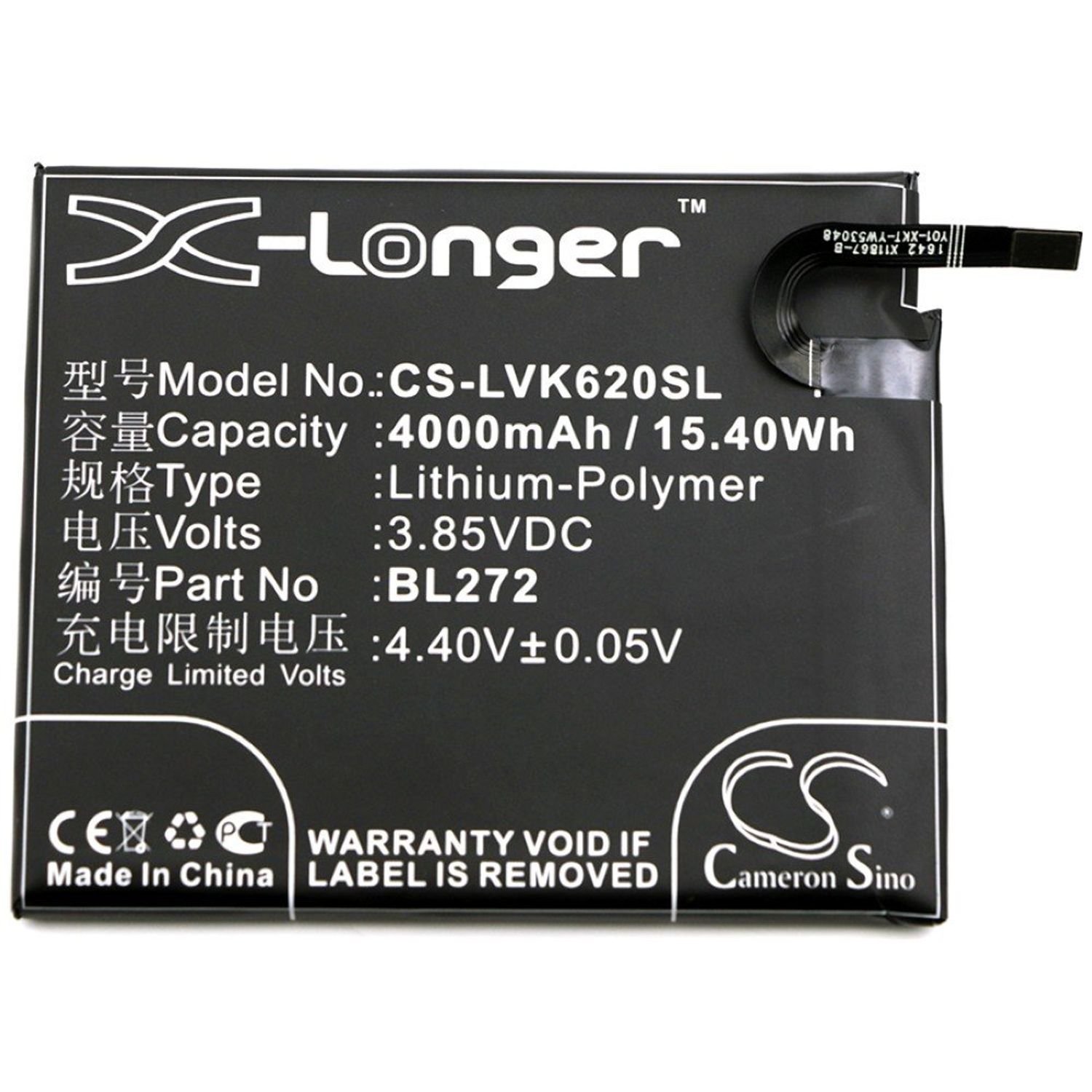 Acumulator compatibil Lenovo Vibe K6 Power / model BL272 fotografia produsului