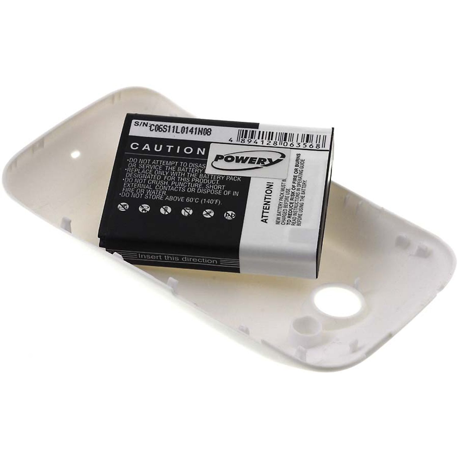 Acumulator compatibil HTC A320E / model BA S850 alb 2200mAh fotografia produsului View 2 L