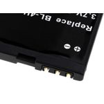 Acumulator compatibil Nokia E66/ 6600 slide/ 8800Arte/ model BL-4U fotografia produsului View 3 S