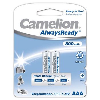 Acumulator Camelion HR03 Micro AAA AlwaysReady 2 buc. / blister 800mAh Camelion imagine noua 2022